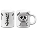 Adorable Bulldog Personalised Your Name Gift Mug-0