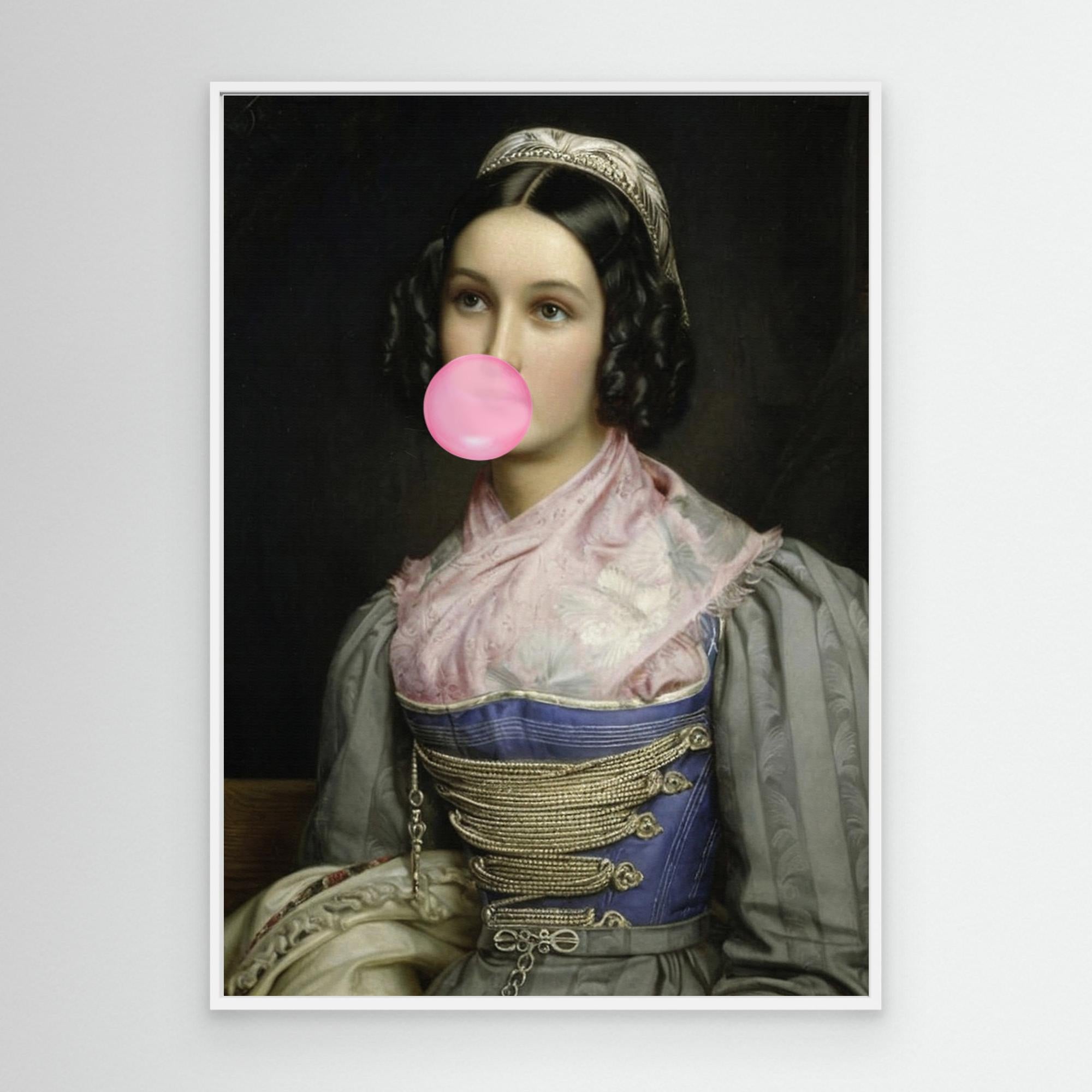 Bubble Gum Portrait by The Art Concept