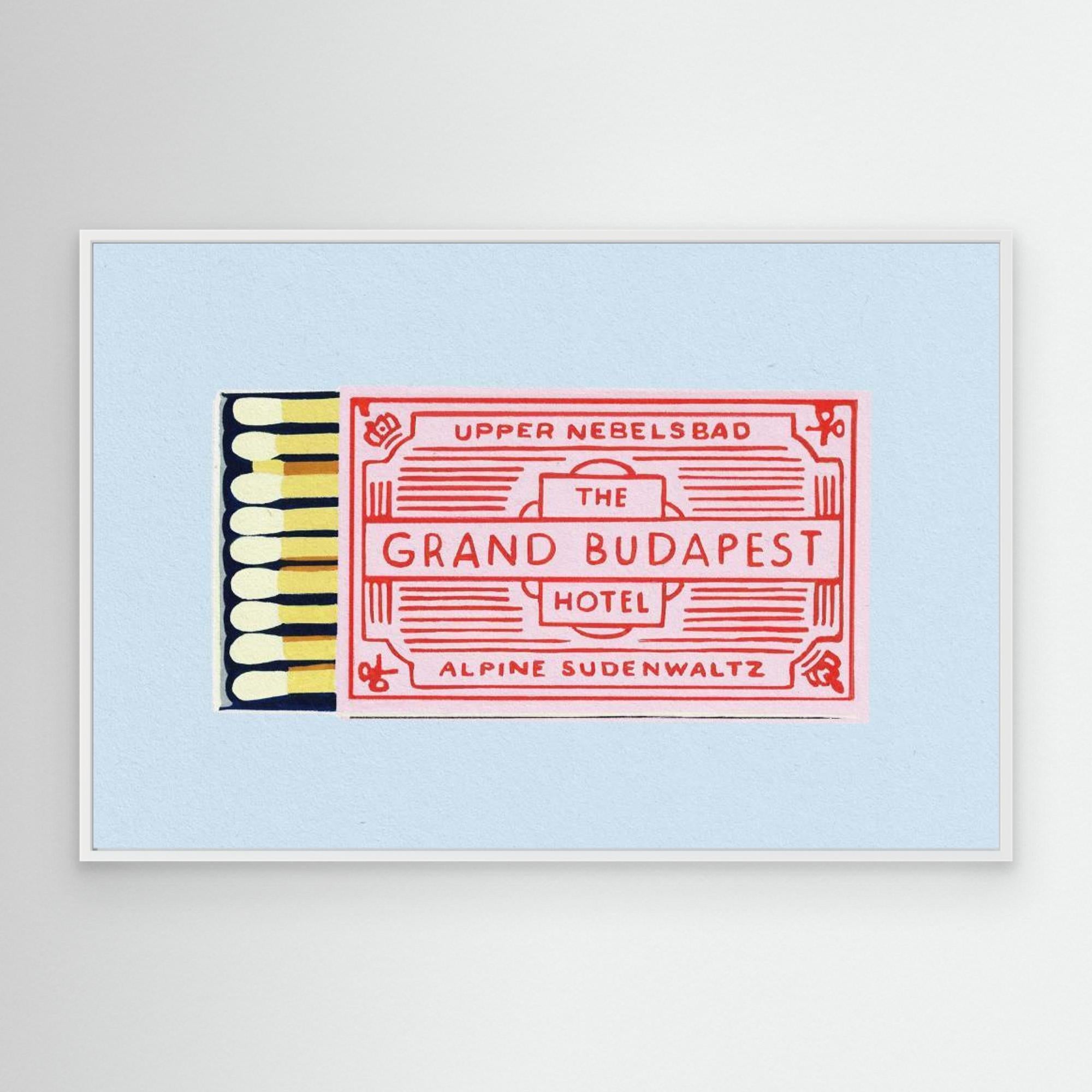 The Grand Budapest Hotel Poster by Studio Mandariini Canvas