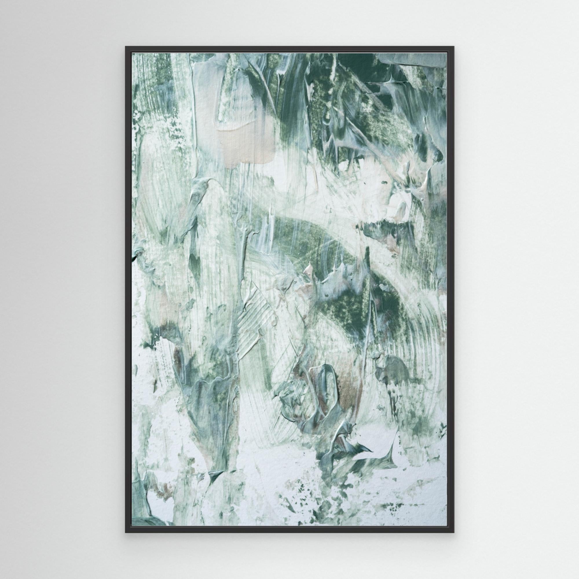 Green Acryl by Uplusmestudio Canvas