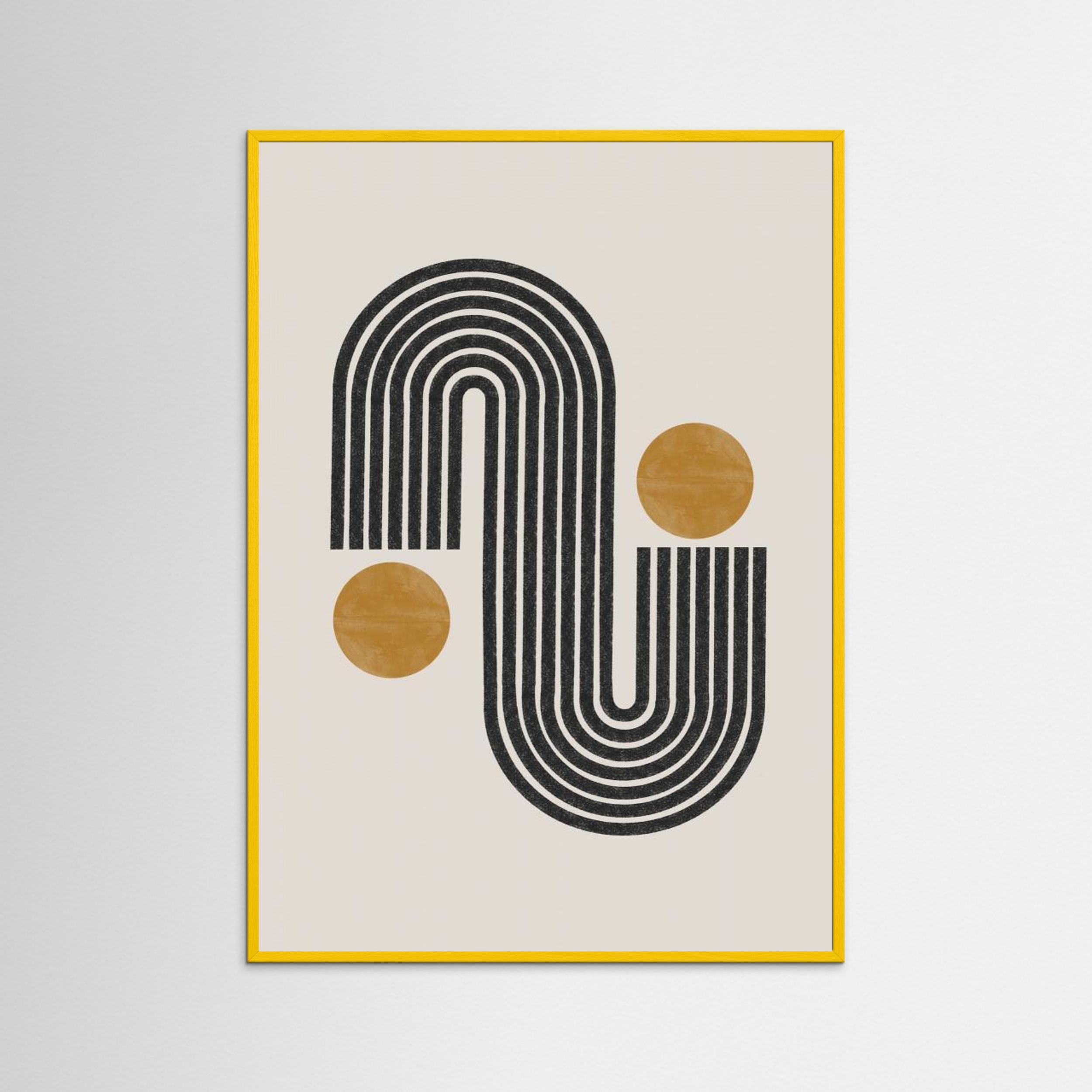Mid Century No3. by The Miuus Studio Fine Art Paper 