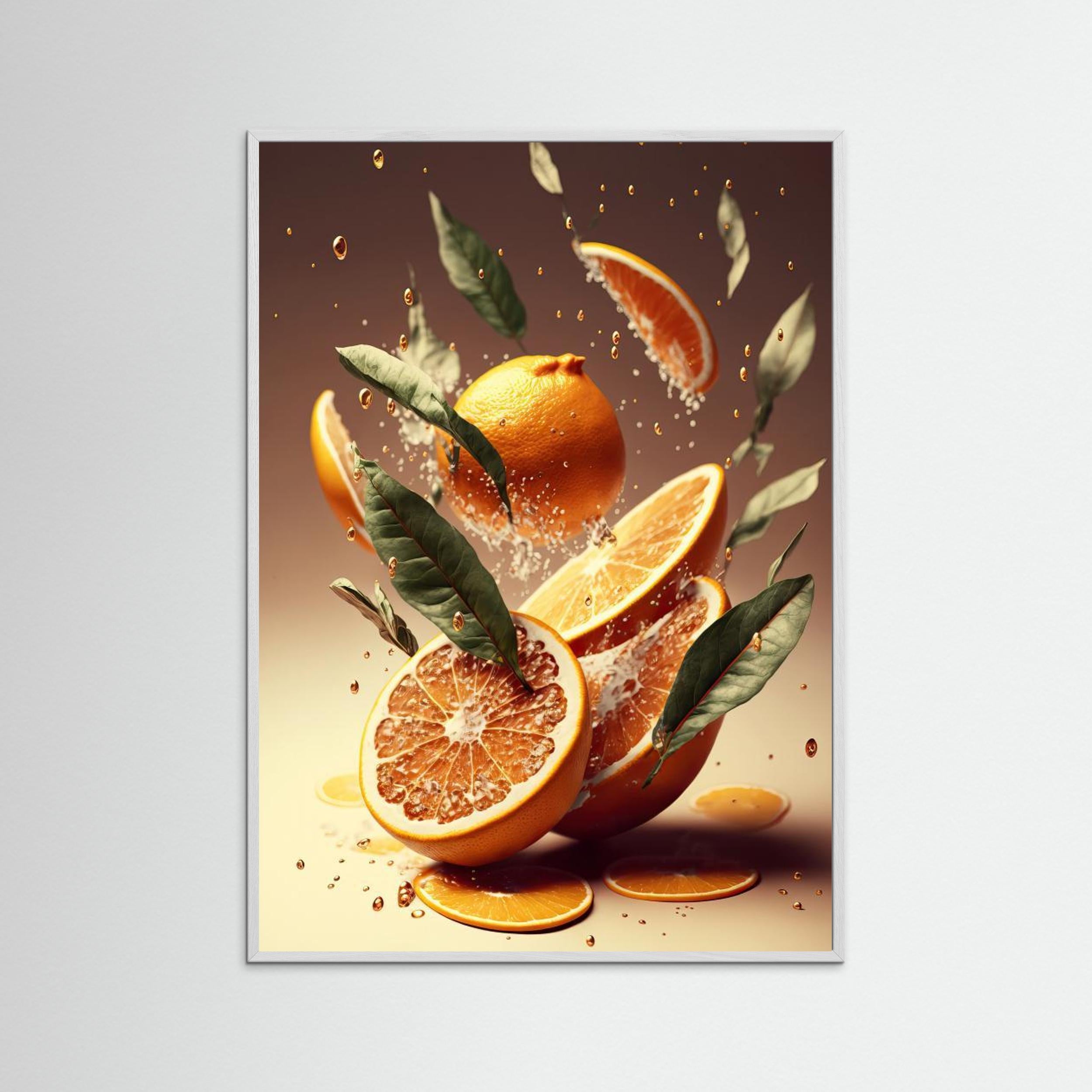 Fresh Oranges by Treechild Fine Art Paper 
