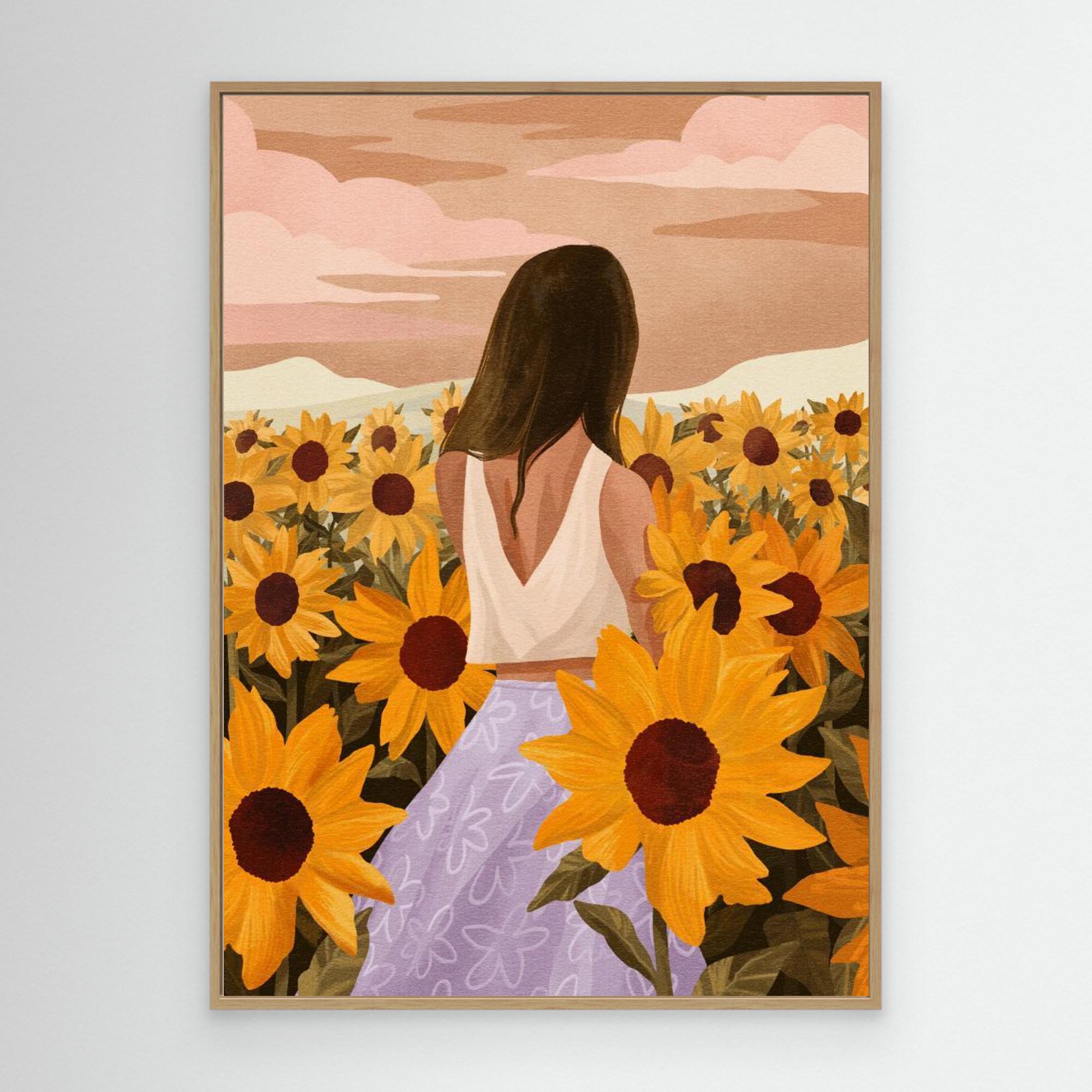 Sunflower Evenings by Goed Blauw Canvas