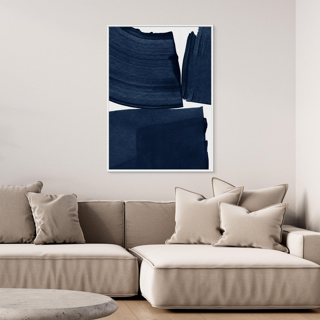 Minimalist Painting Blue I by Orara Studio