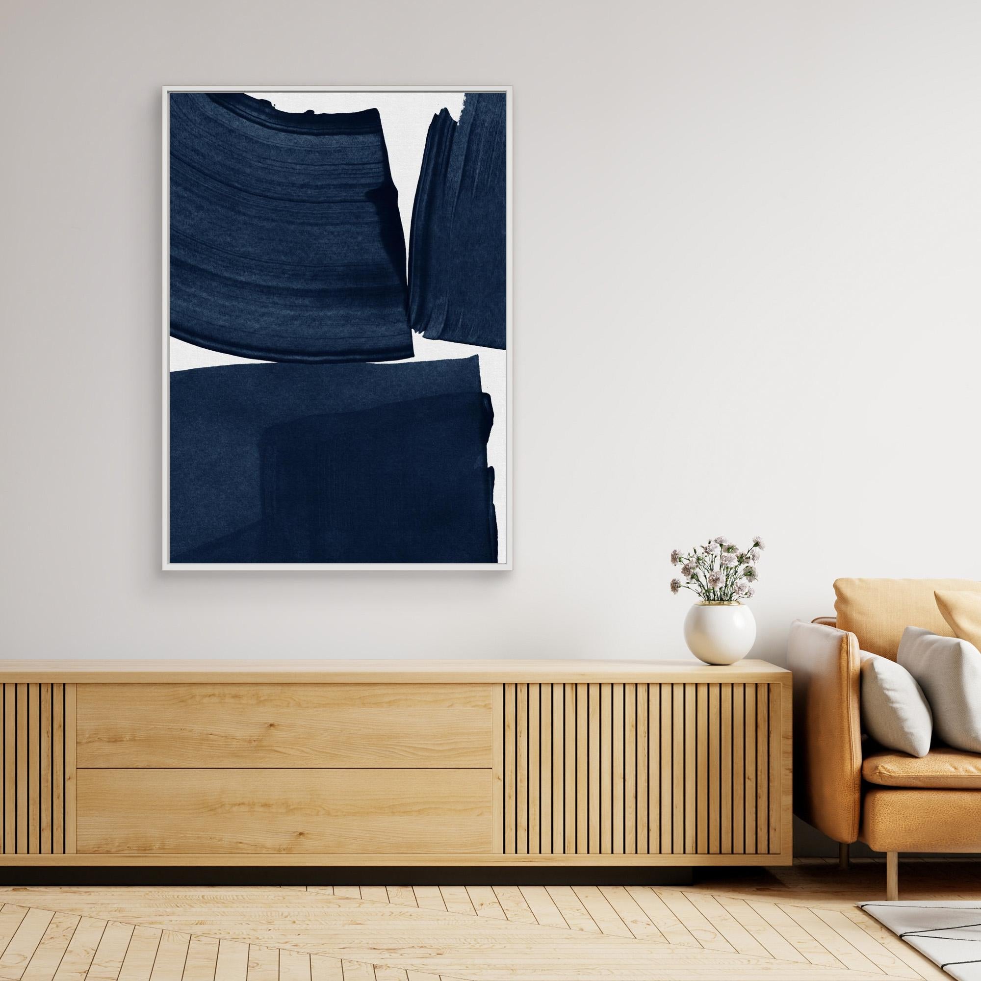 Minimalist Painting Blue I by Orara Studio