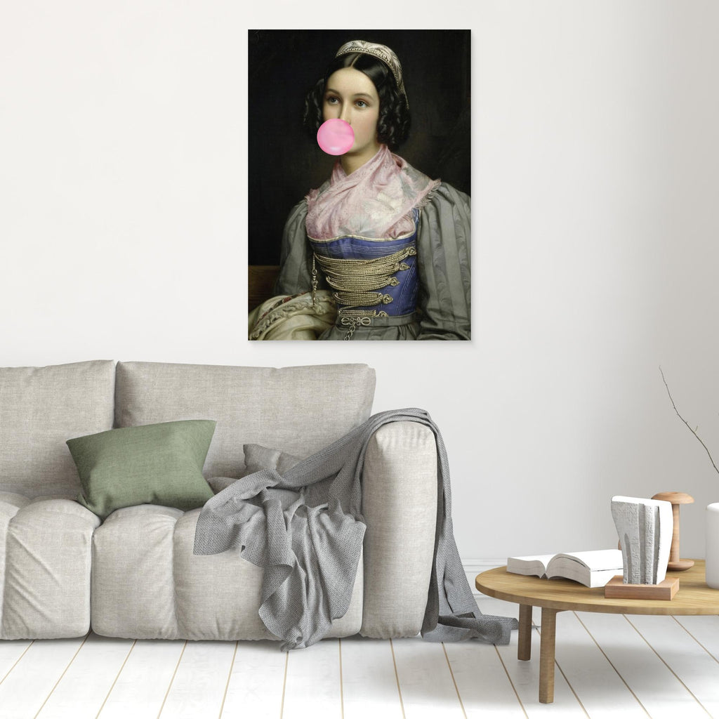 Bubble Gum Portrait by The Art Concept