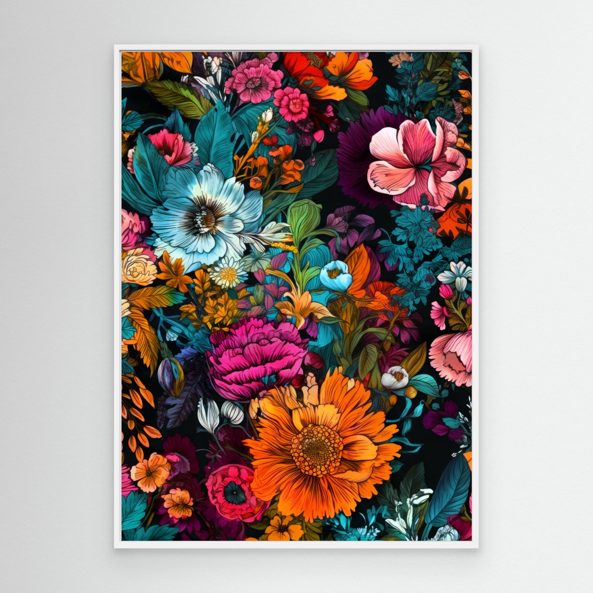 Meadow flowers 6 by Justyna Jaszke Canvas