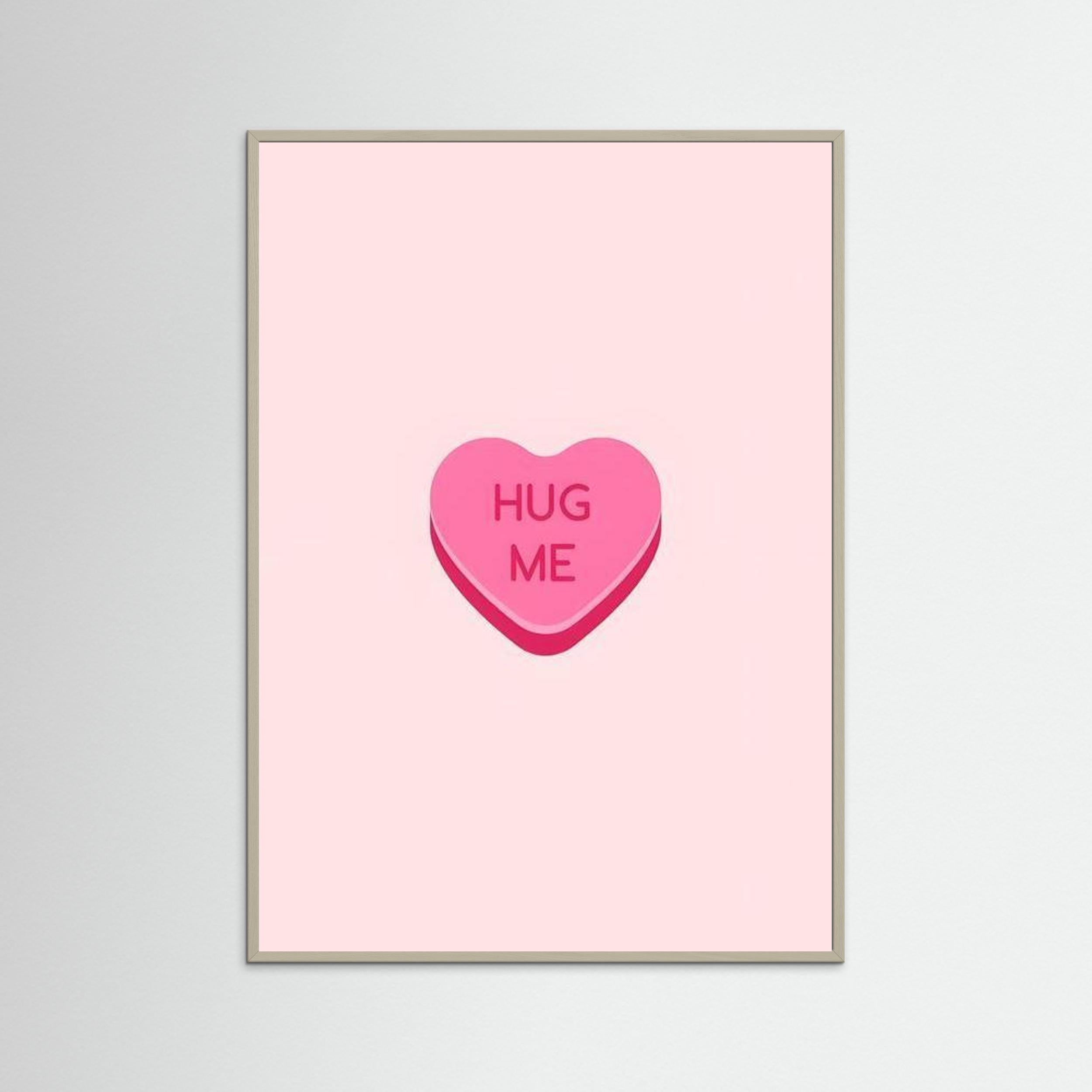 Hug Me By The Frame Gain Fine Art Paper