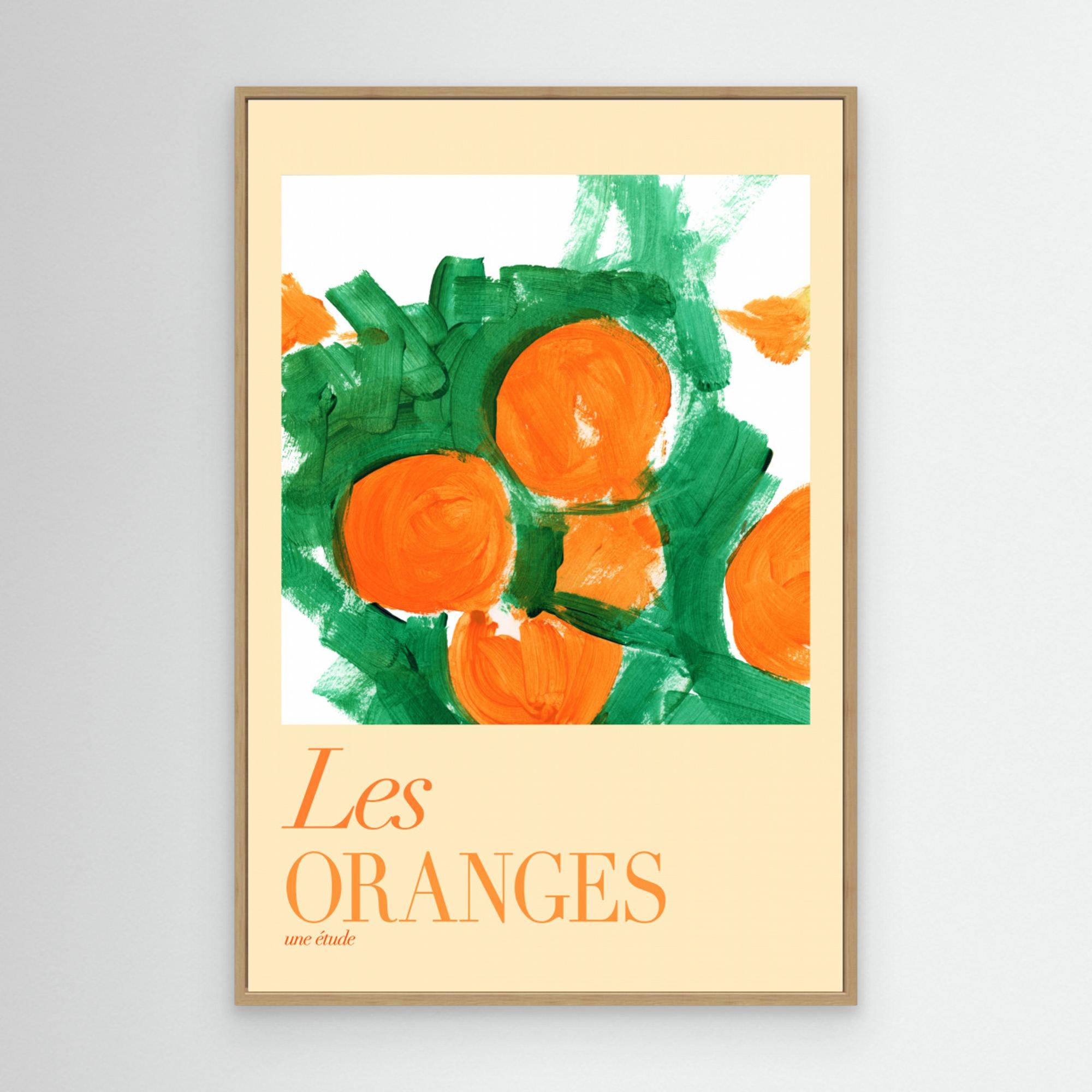 Les Oranges Une Étude 1 by Cartissi Canvas
