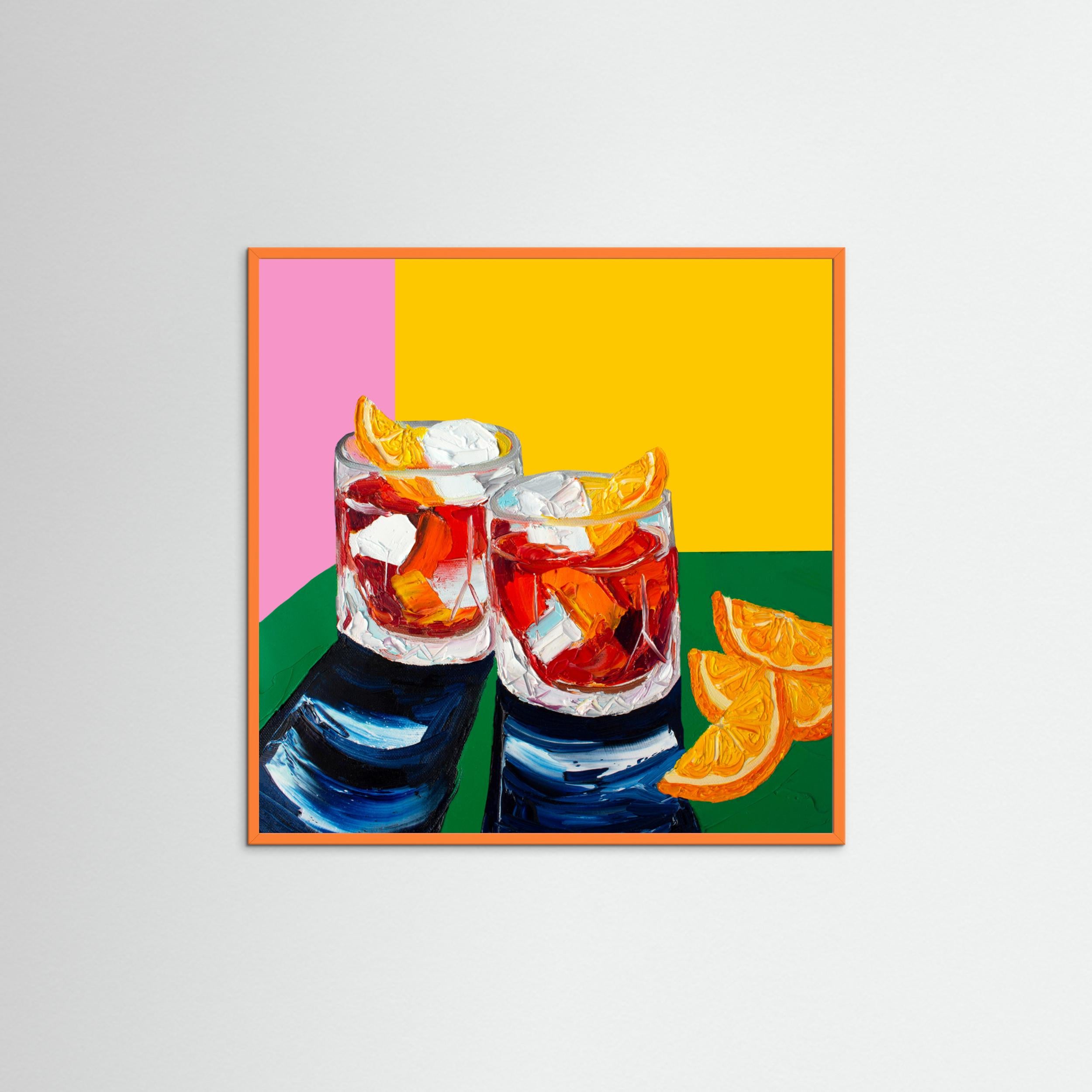 Negronis No1 by Alice Straker Fine Art Paper 