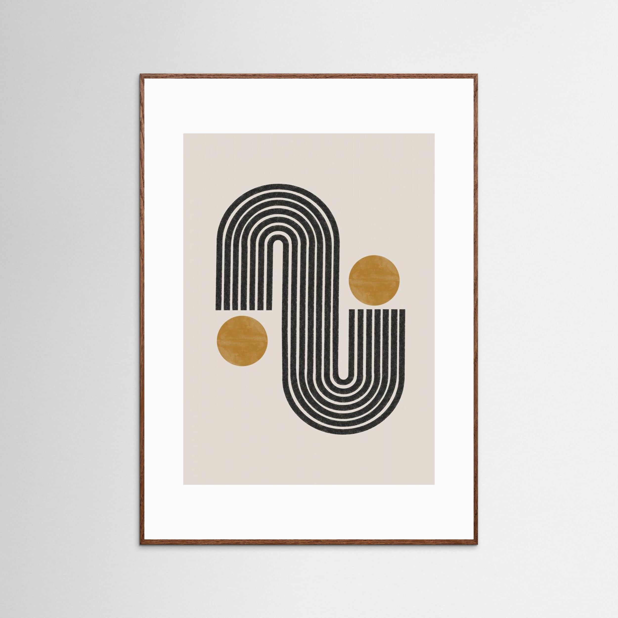 Mid Century No3. by The Miuus Studio Fine Art Paper