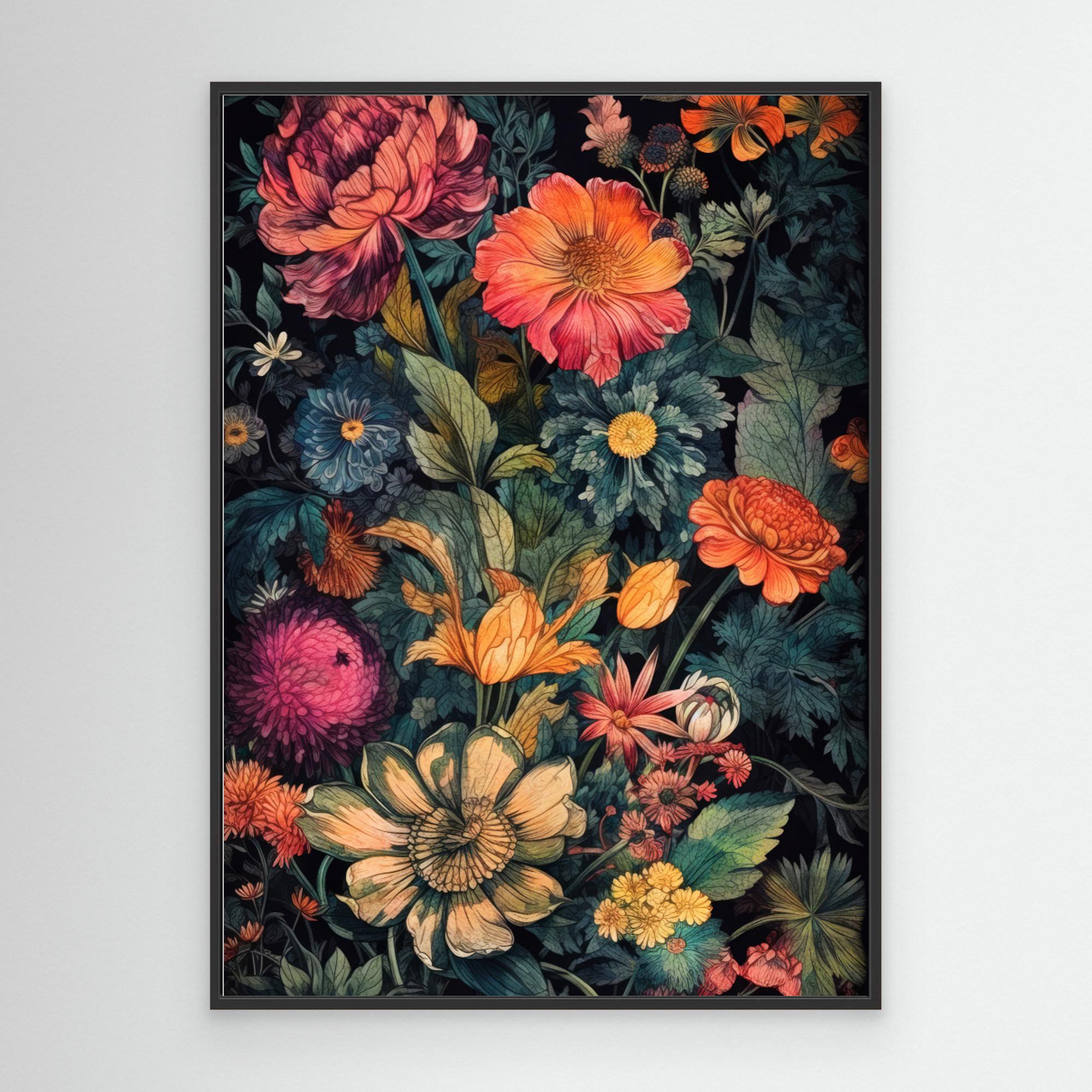 Meadow flowers 2 by Justyna Jaszke Canvas