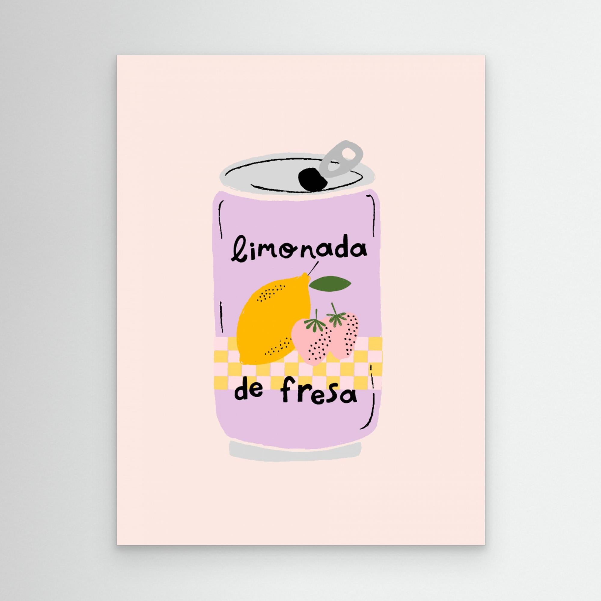 Strawberry Lemonade by Aislinn Simmonds Canvas