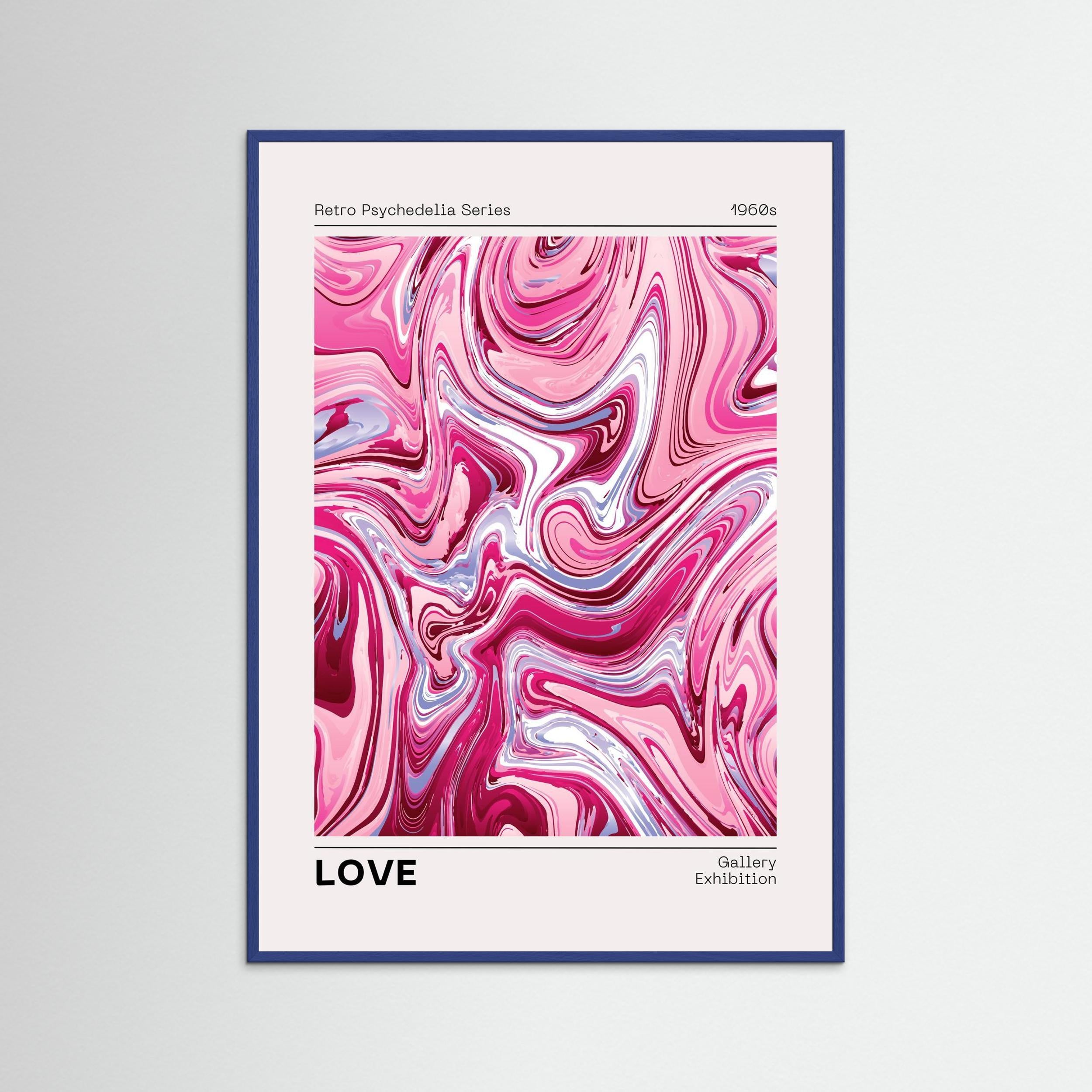 Retro Psychedella Series 1960s LOVE 