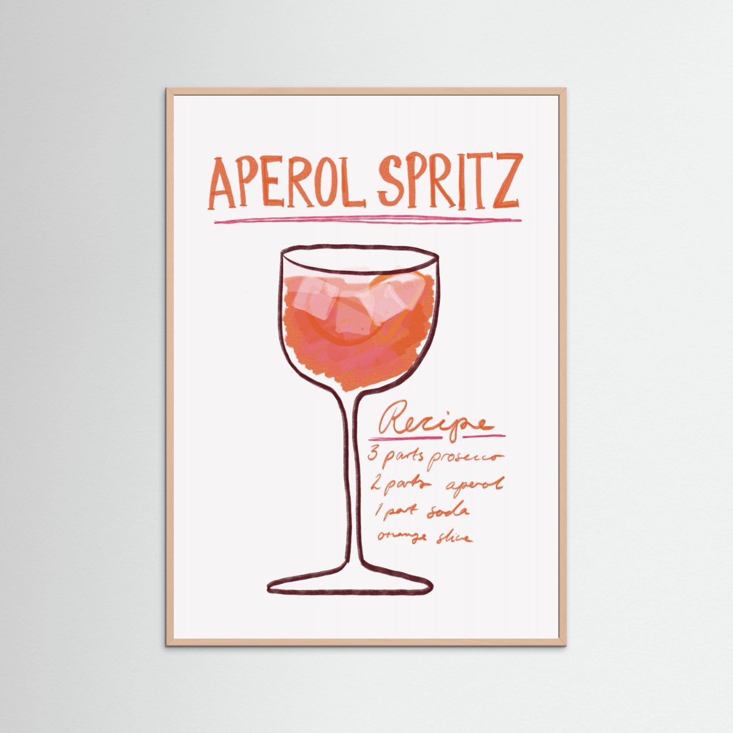 Aperol Spritz by Athene Fritsch Fine Art Paper 