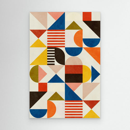  Bauhaus Fun by Ana Rut Bre Canvas