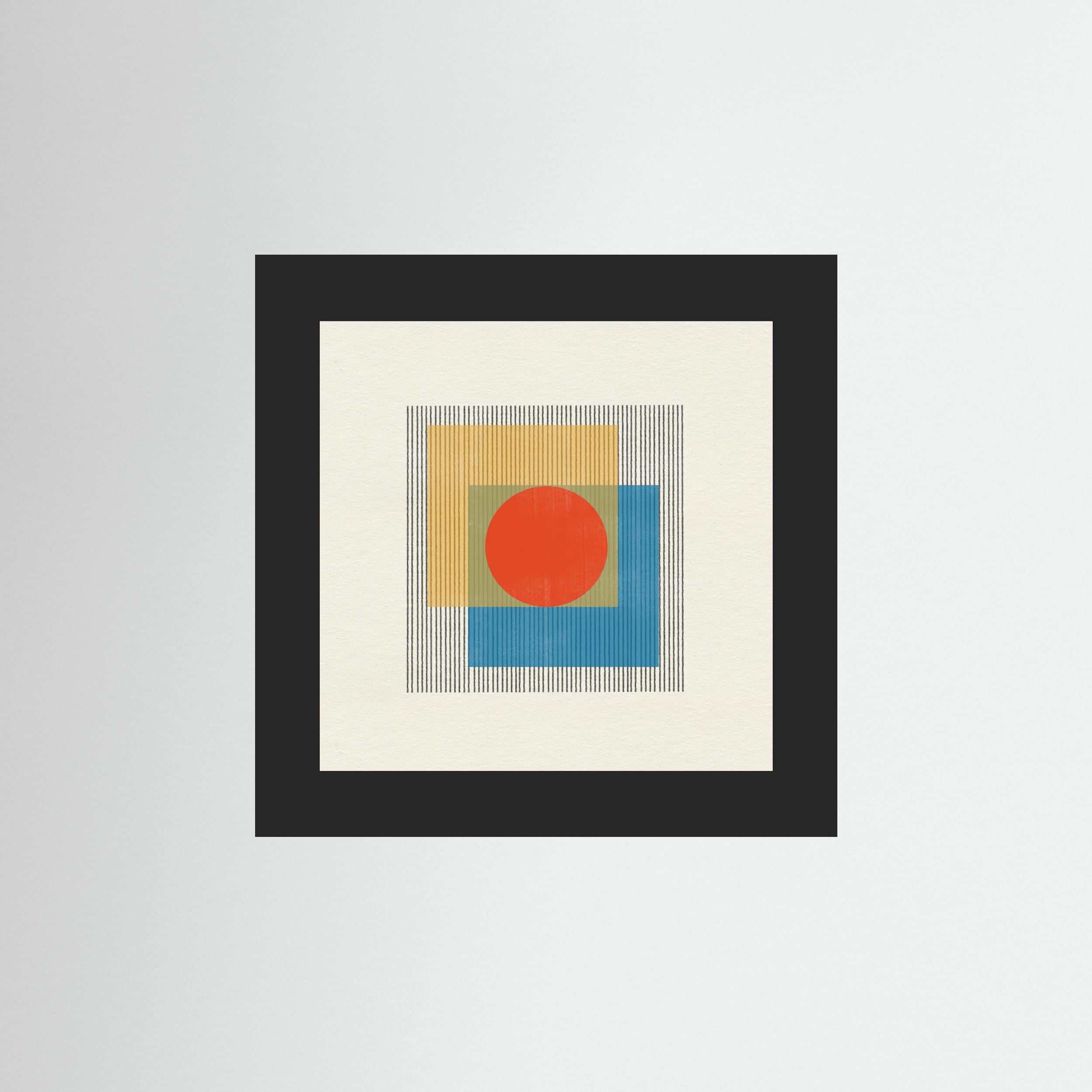 Midcentury Modern Object No3. by The Miuus Studio Fine Art Paper 