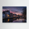 Bruges at sunset by Antoni Figueras Canvas