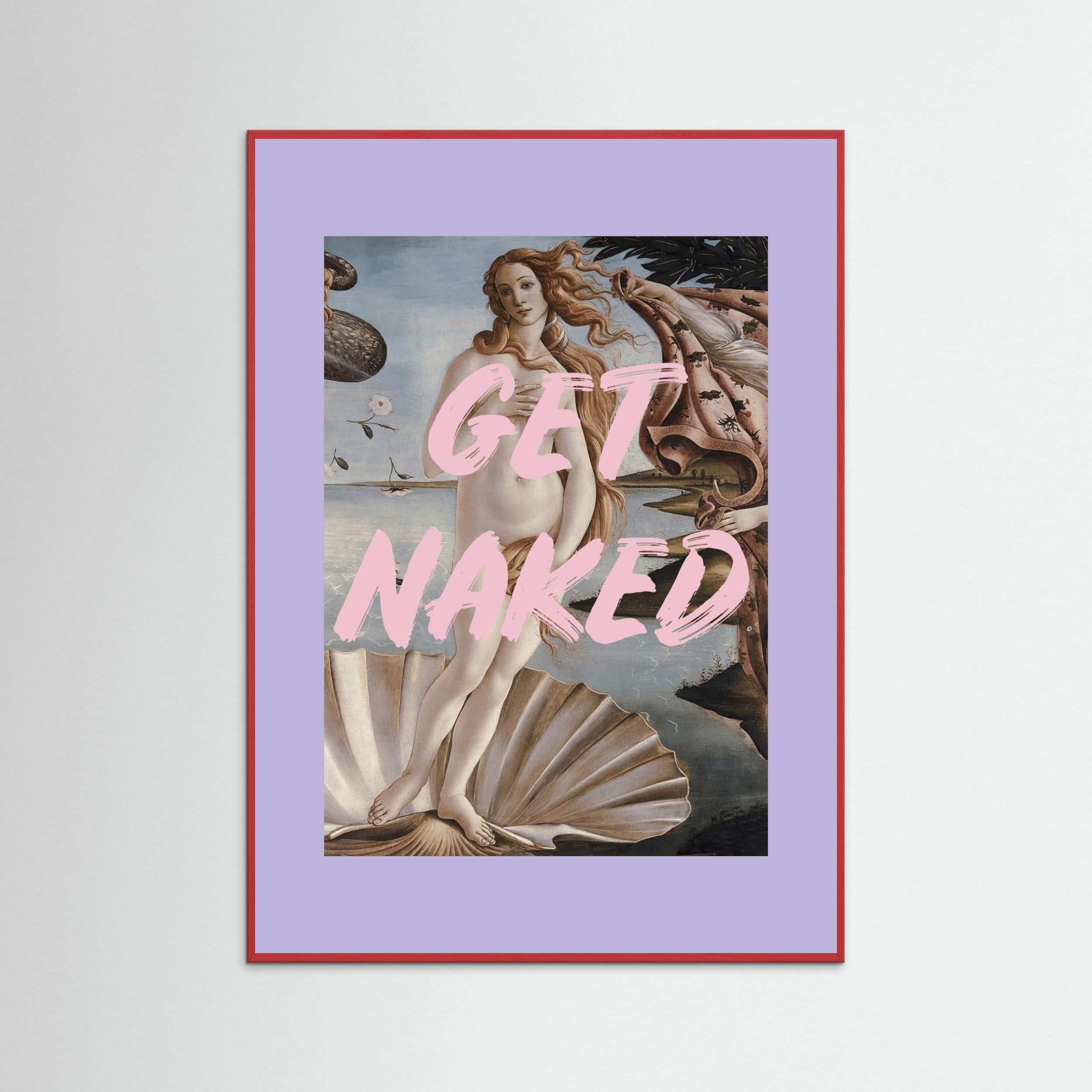 Venus get naked by Talitha Mc Queen Fine Art Paper 