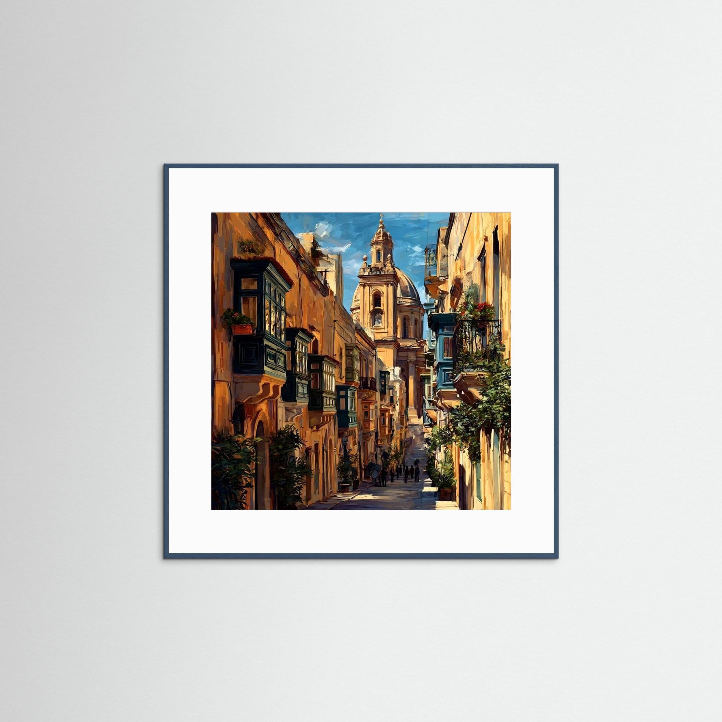 Malta villi by Natty Jaxxx The Frame Gain Fine Art Paper