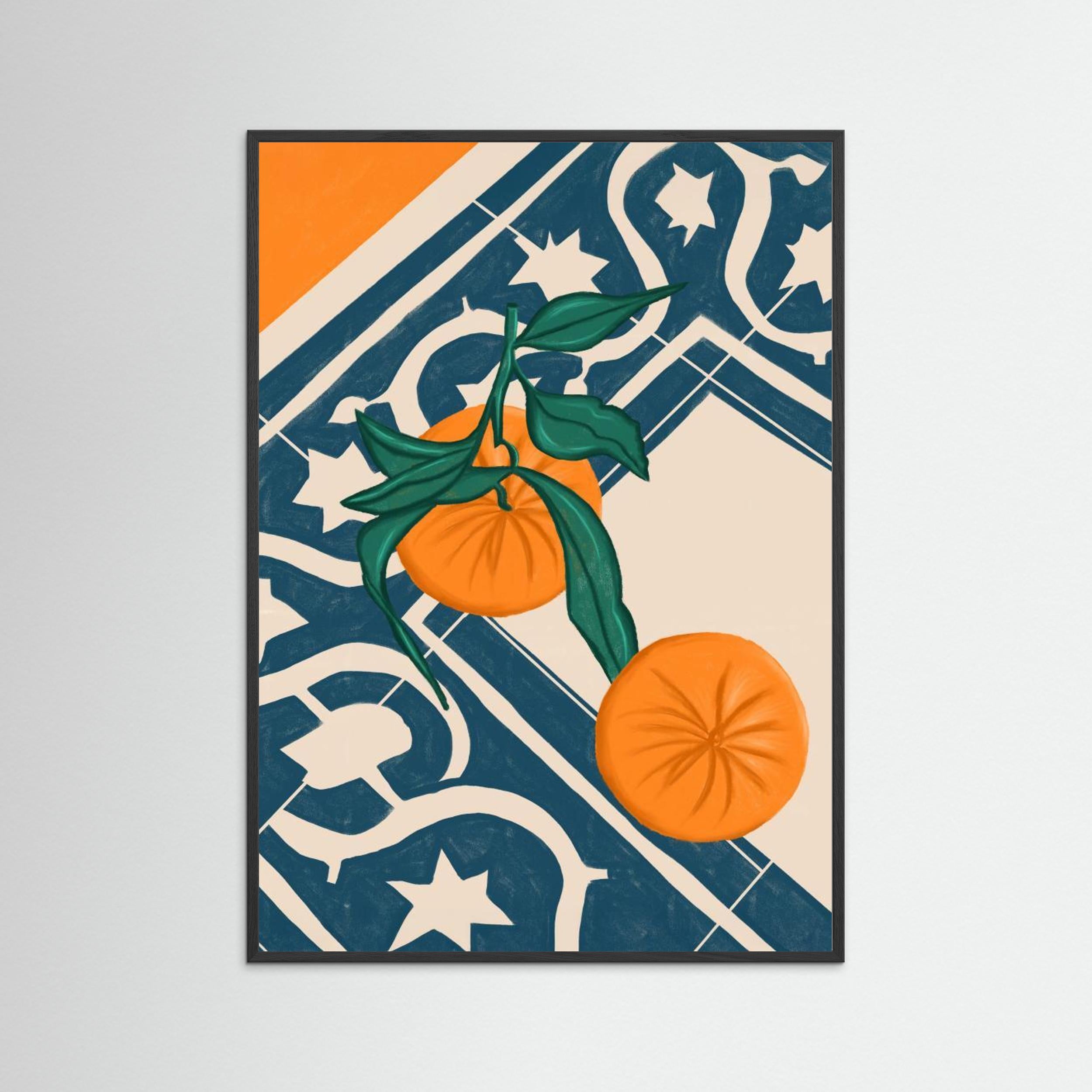 SUMMER MANDARINS by Gulcihan Ozguc Fine Art Paper 