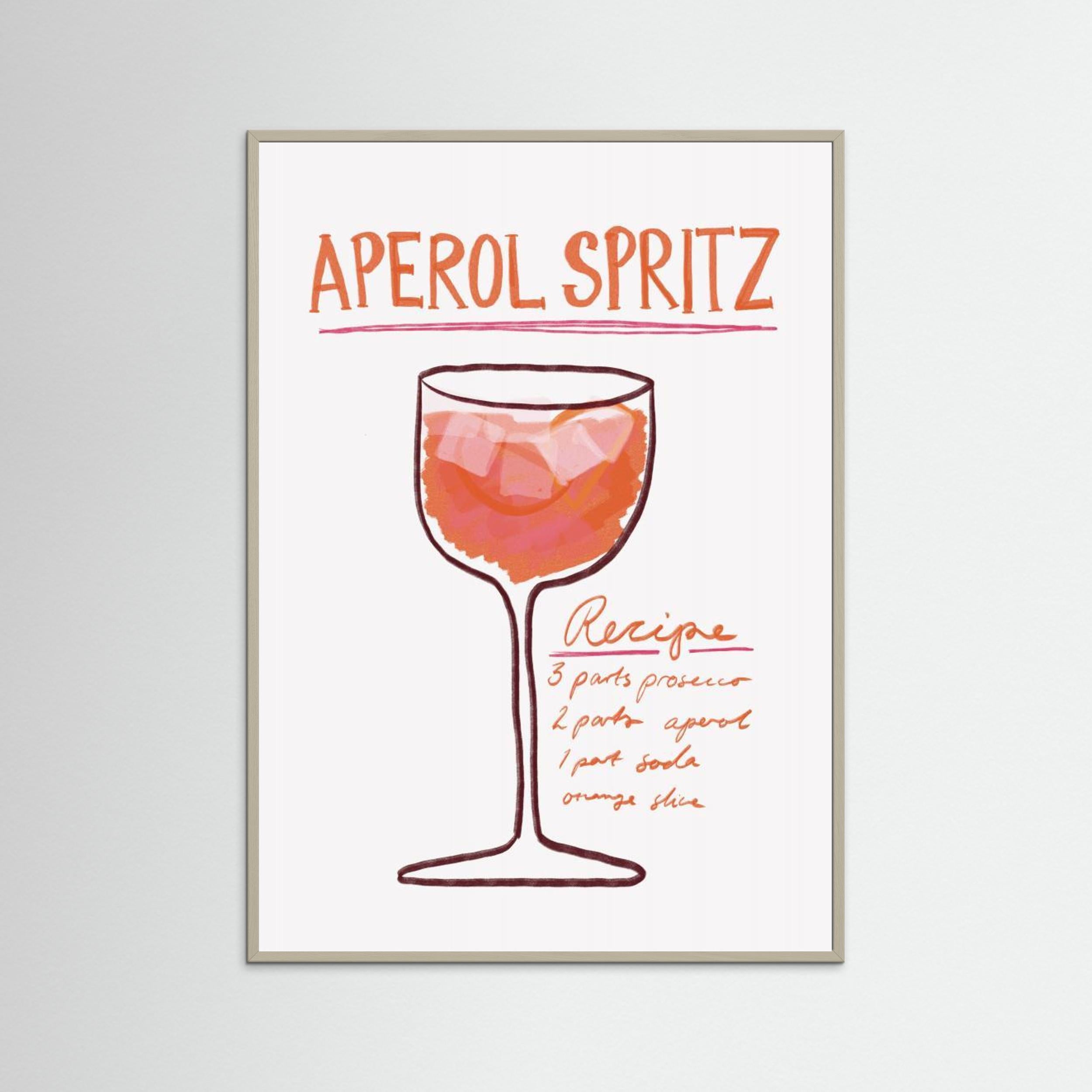 Aperol Spritz by Athene Fritsch Fine Art Paper 