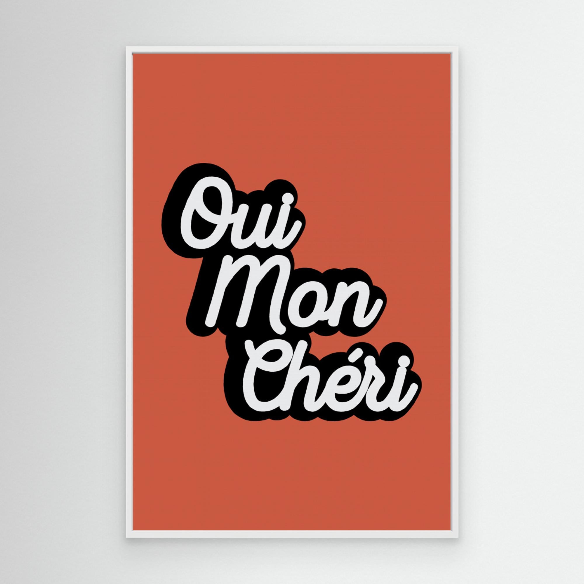 Qui Mon Chéri by Frankie Kerr Dineen Canvas