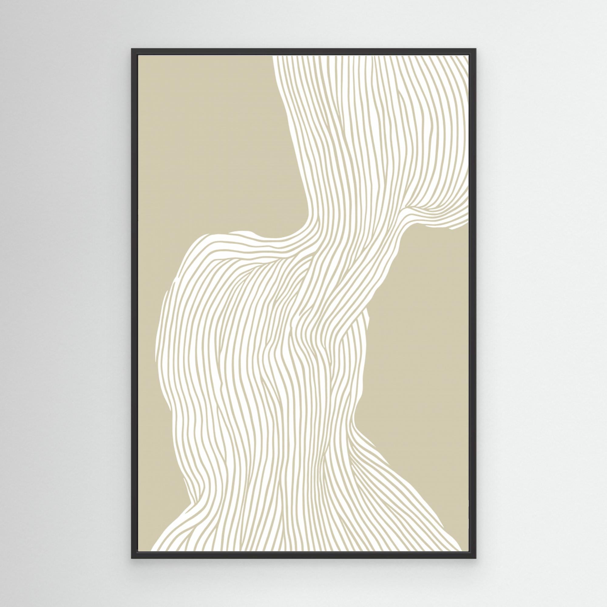 Fibers No 4 by Treechild Canvas