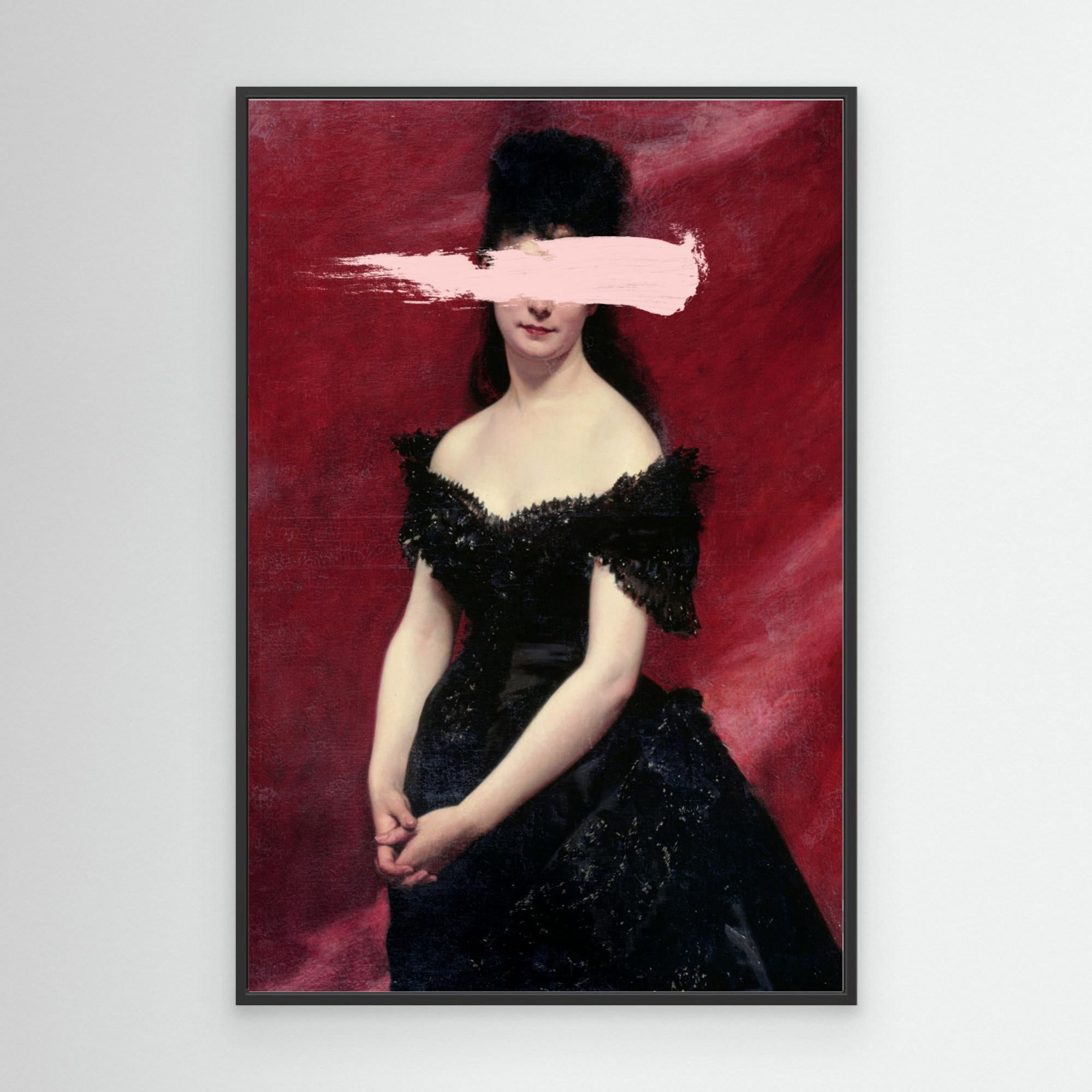 Blackdress3 Ratio2x3 by Talitha Mc Queen Canvas