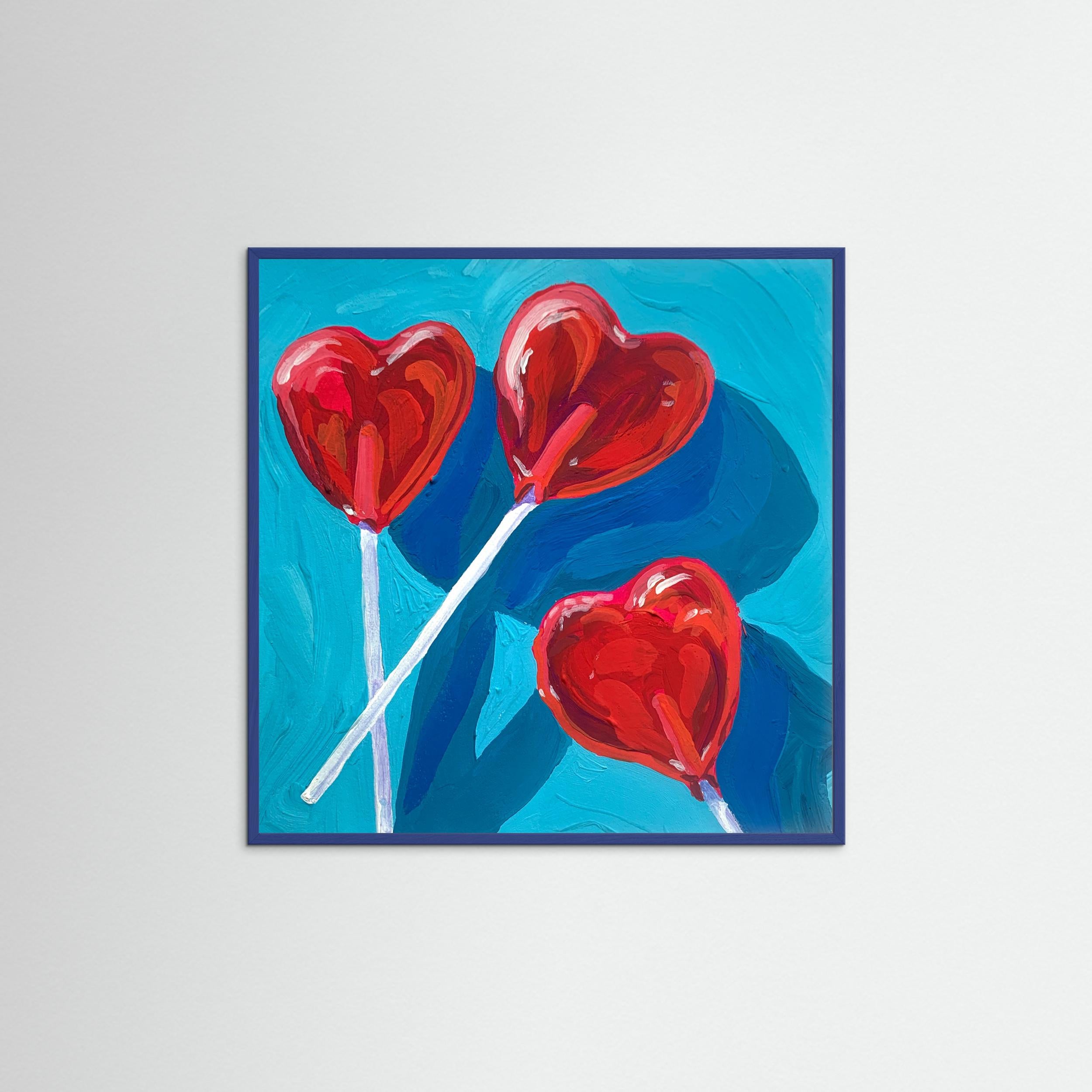 Heart Lollipops by Pauline Wegman | Key And Sea Creative Fine Art Paper