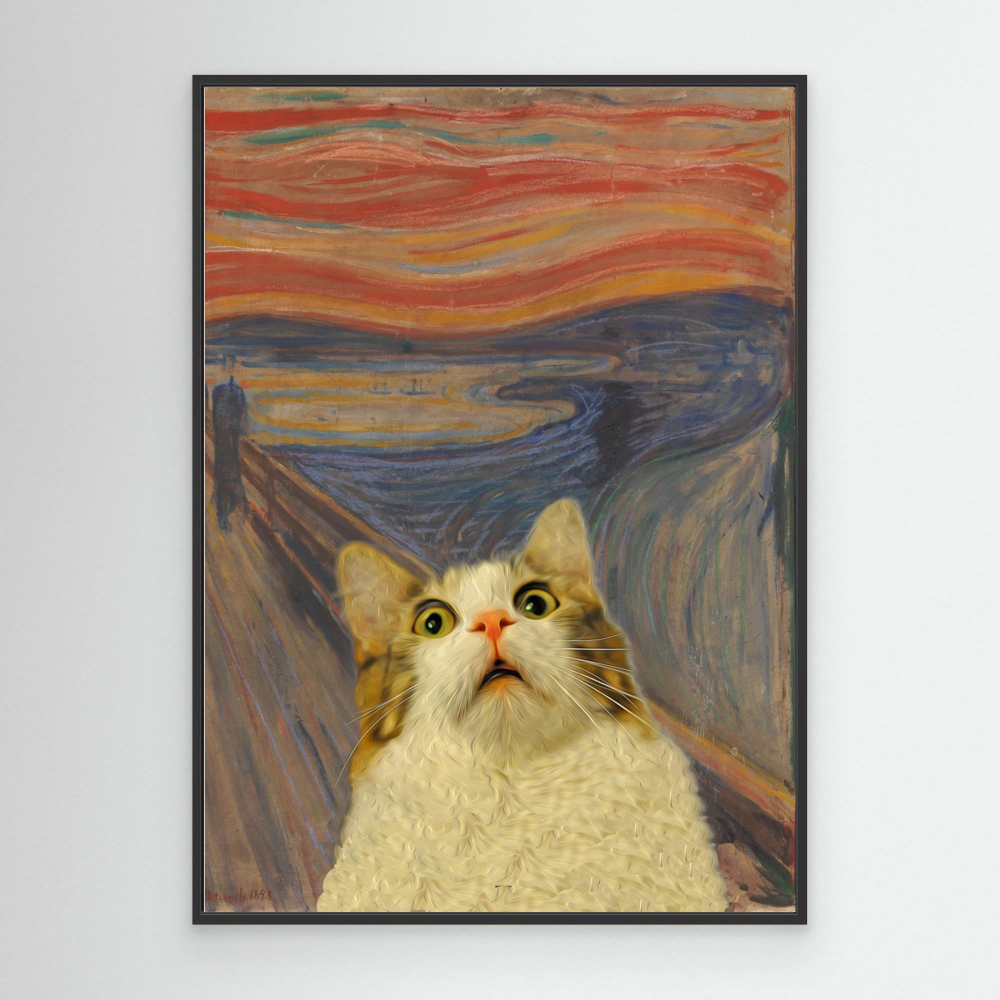 The Meow 02 by Artelele Canvas