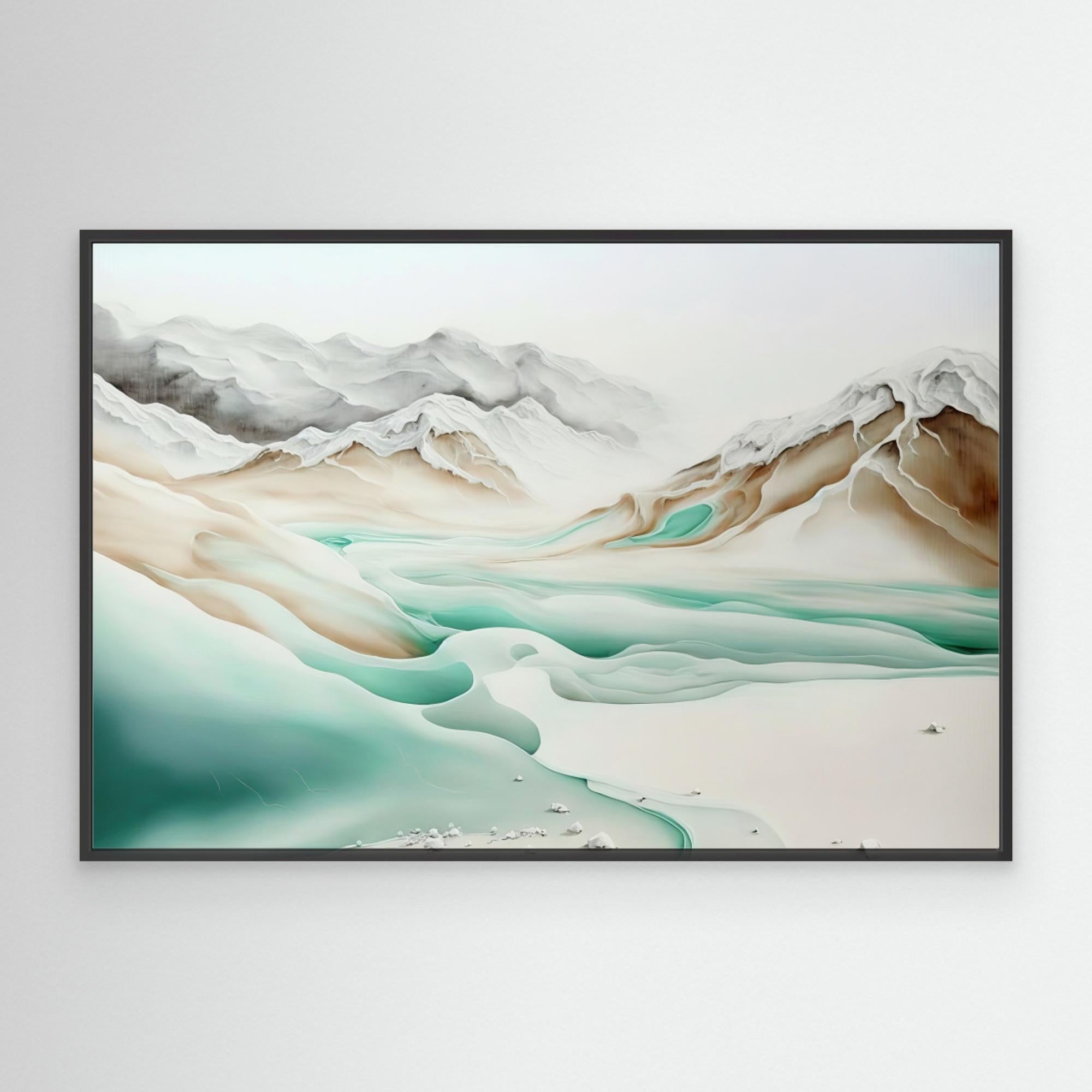 Frozen Landscape by Treechild Canvas