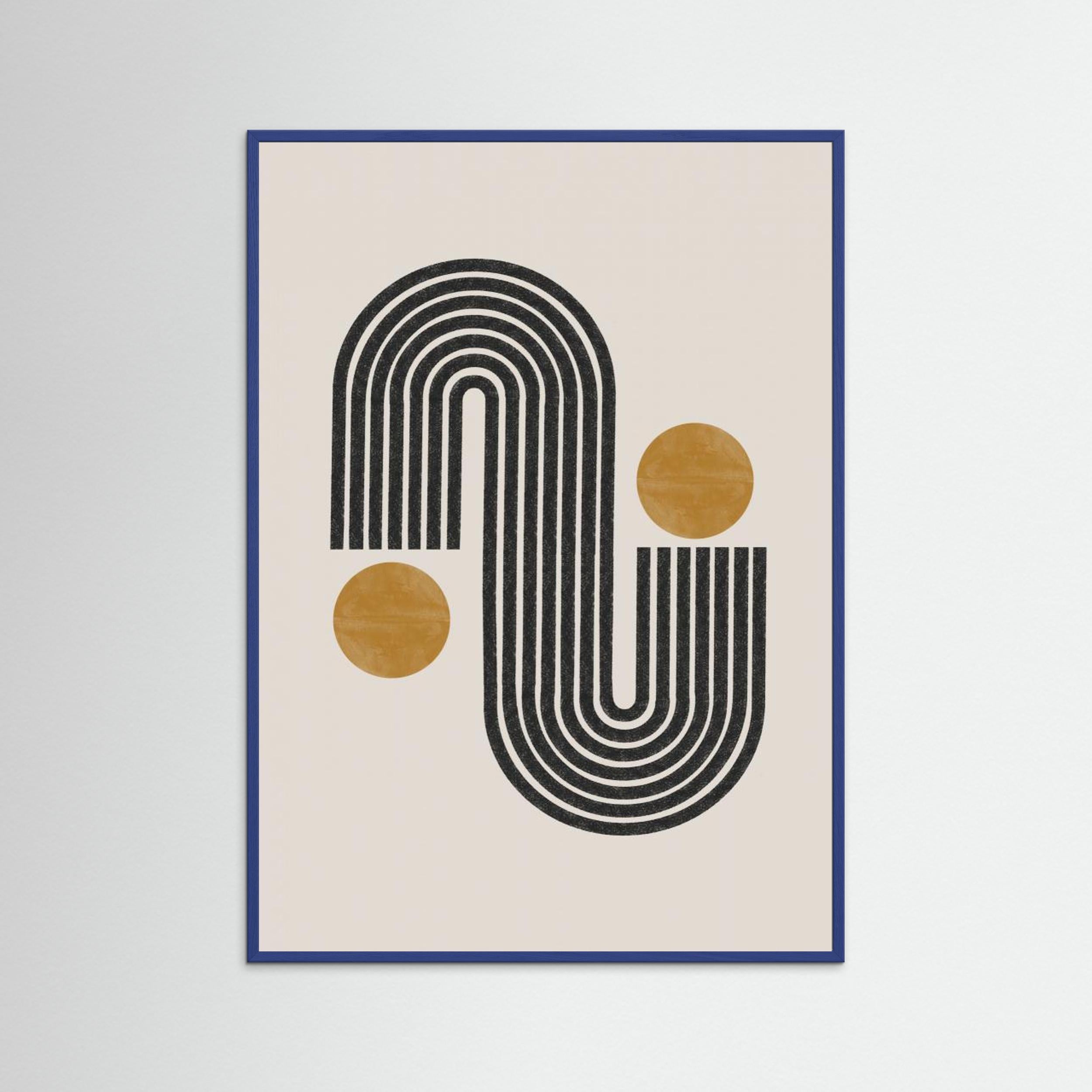 Mid Century No3. by The Miuus Studio Fine Art Paper 