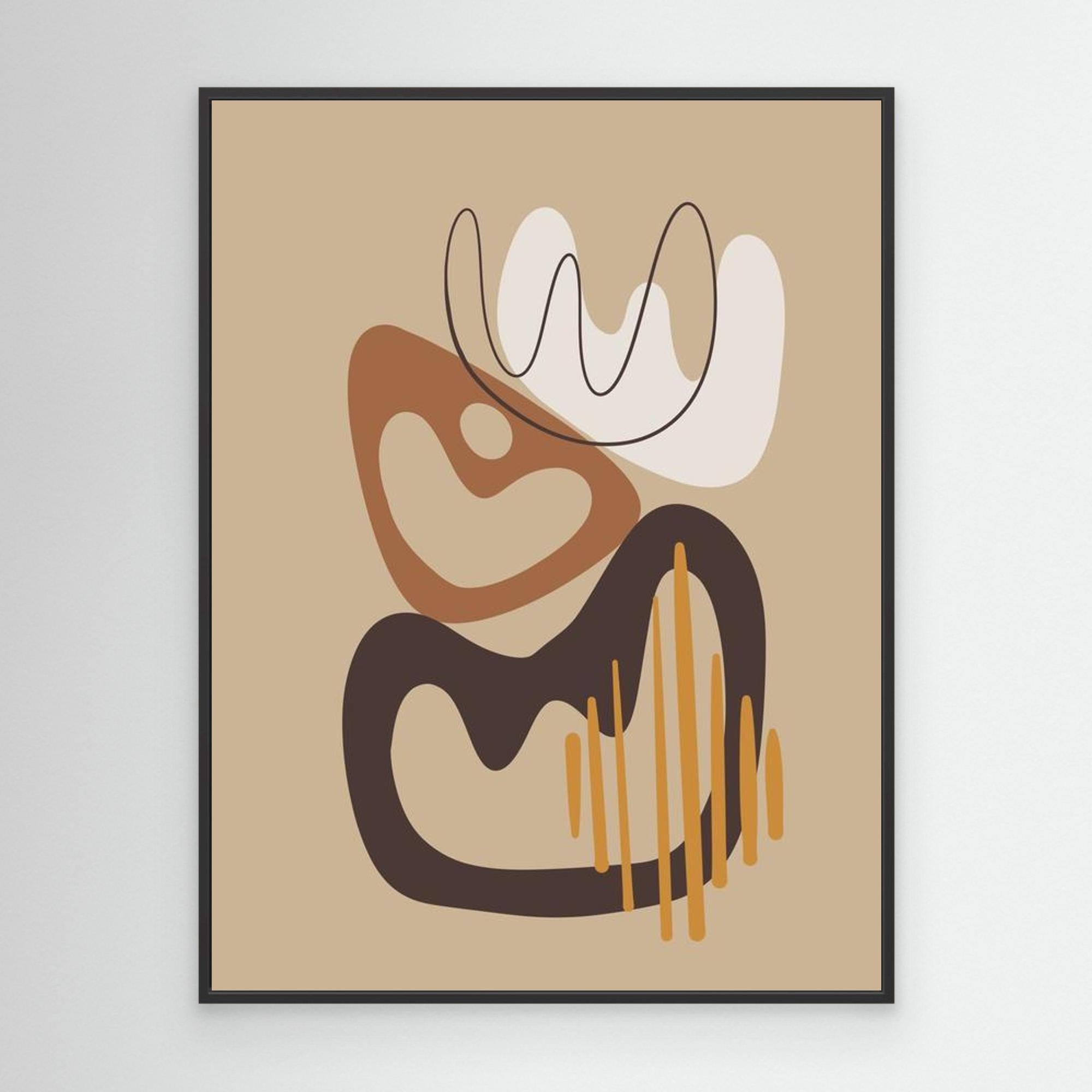 Form and Ember No.1 by The Frame Gain Canvas