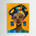 African Beauty By The Frame Gain Canvas