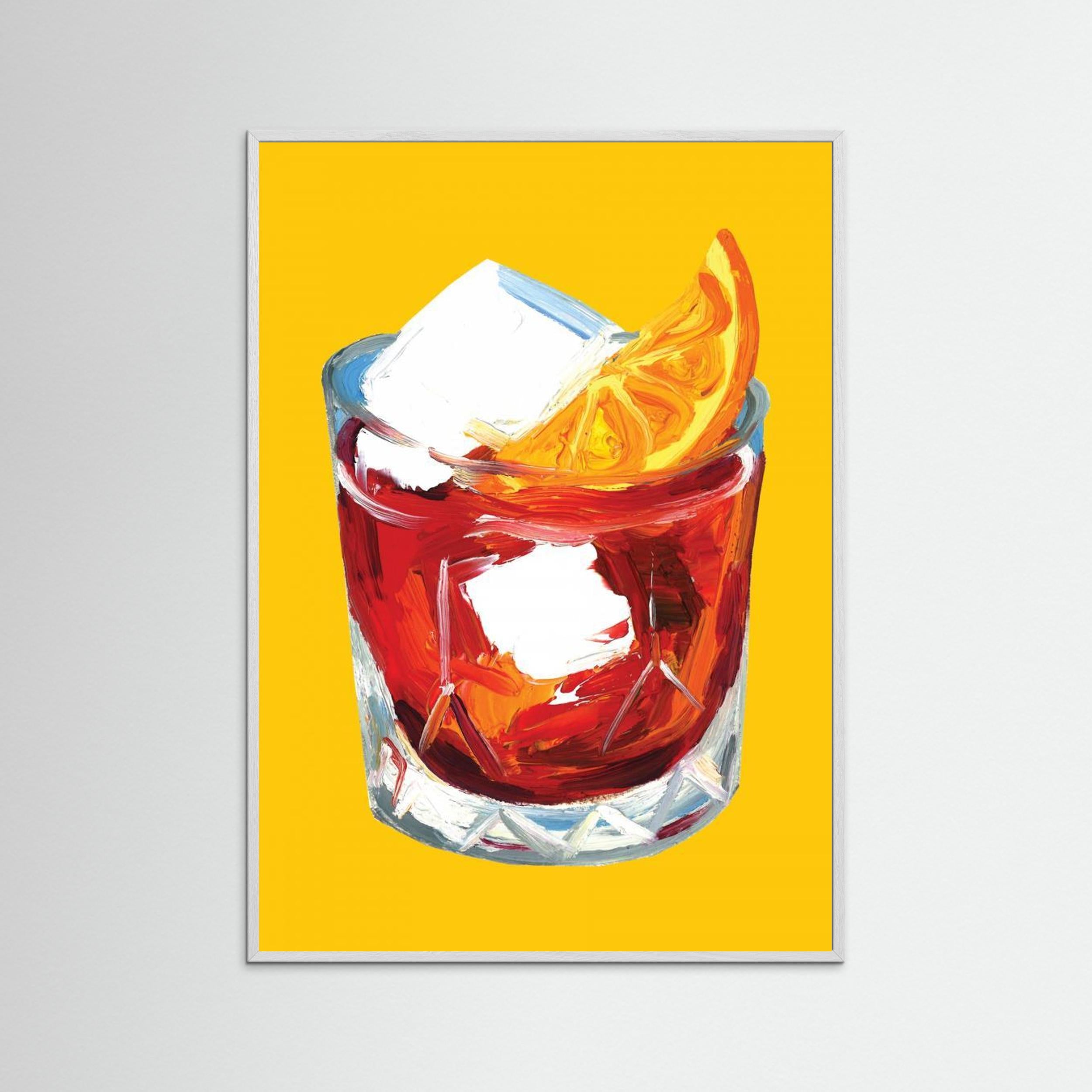 Negroni On Sunshine by Alice Straker Fine Art Paper 