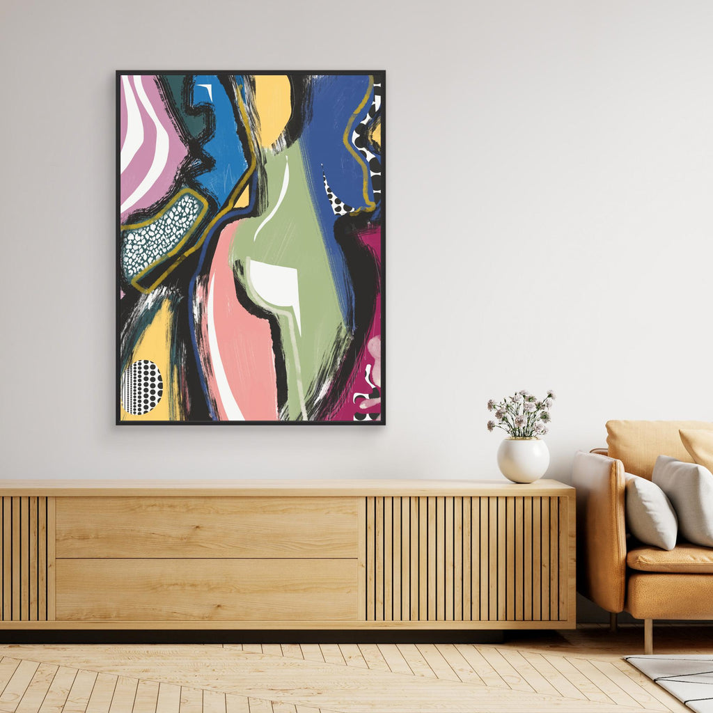 Colorful Abstract Bum by Little Dean