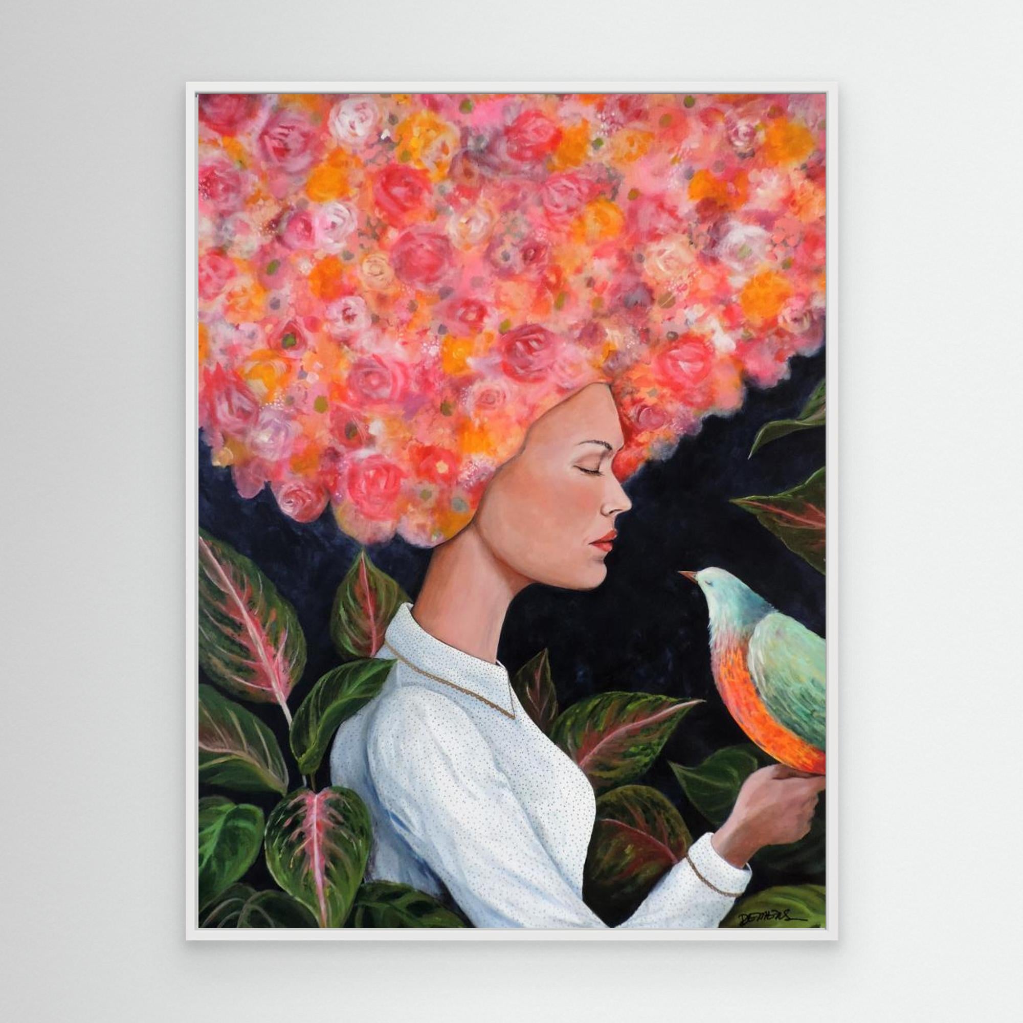 Quand L'eleve Est Pret, Le Maitre Apparait by Sylvie Demers Canvas