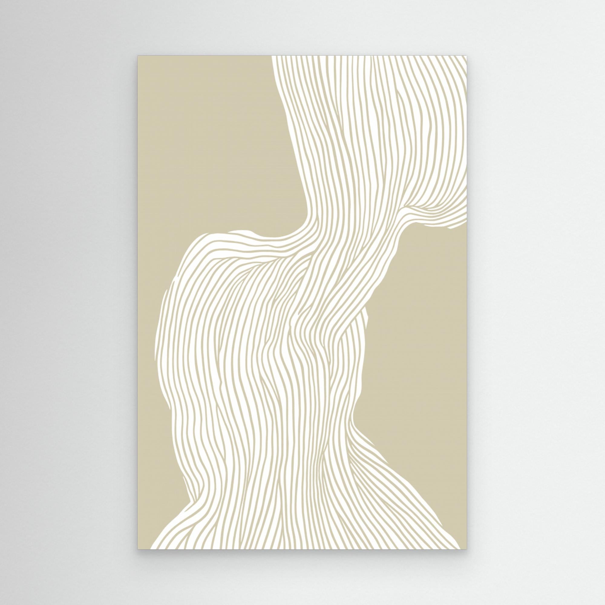 Fibers No 4 by Treechild Canvas