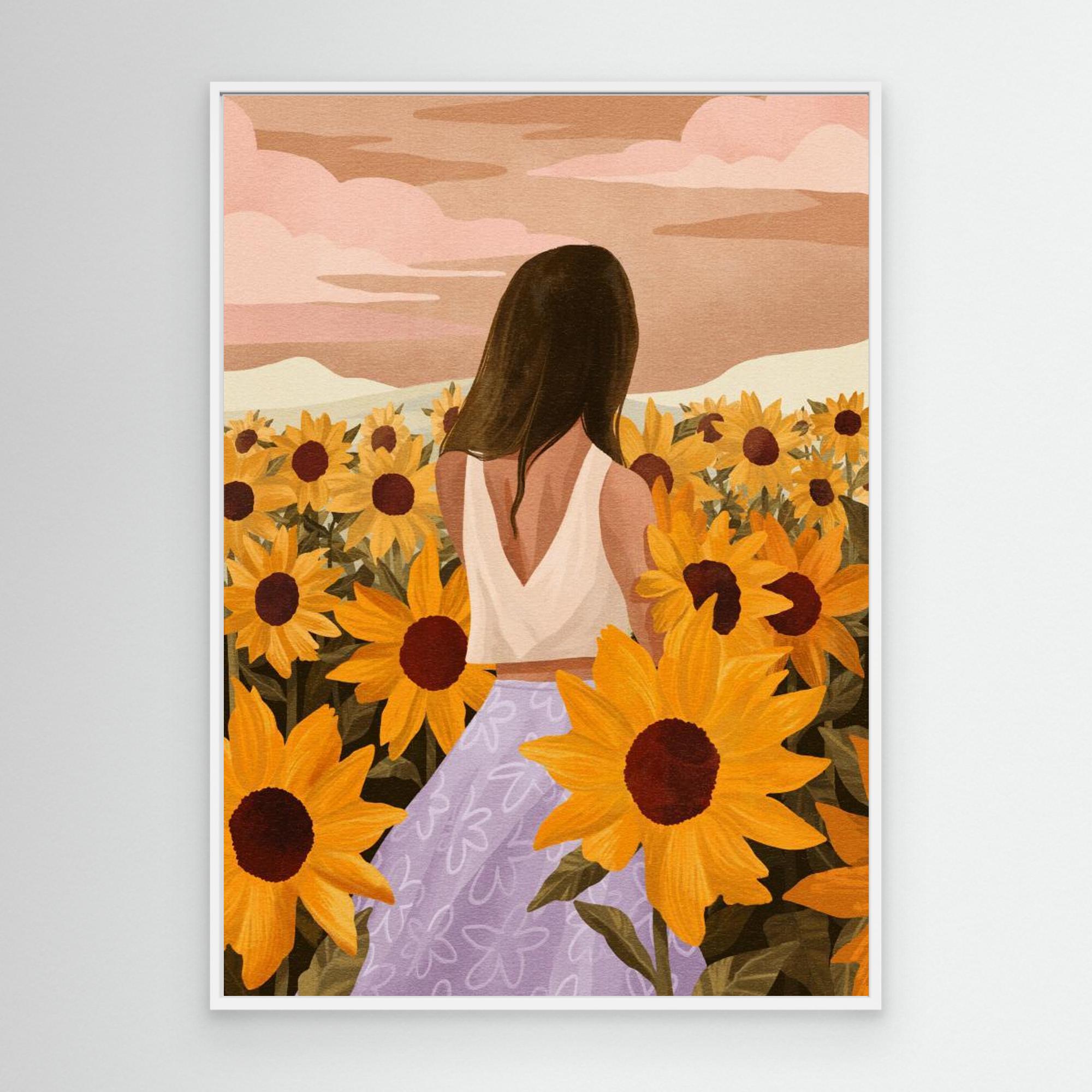 Sunflower Evenings by Goed Blauw Canvas