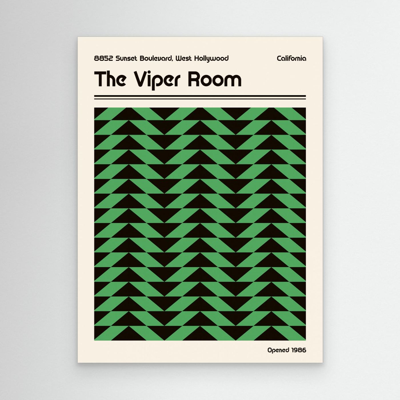 Viper Room Retro by Retrodrome Canvas