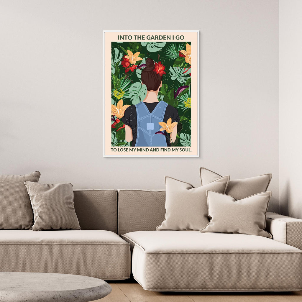 Into the Garden Standard Wall Art by Wall Chart Art Studio