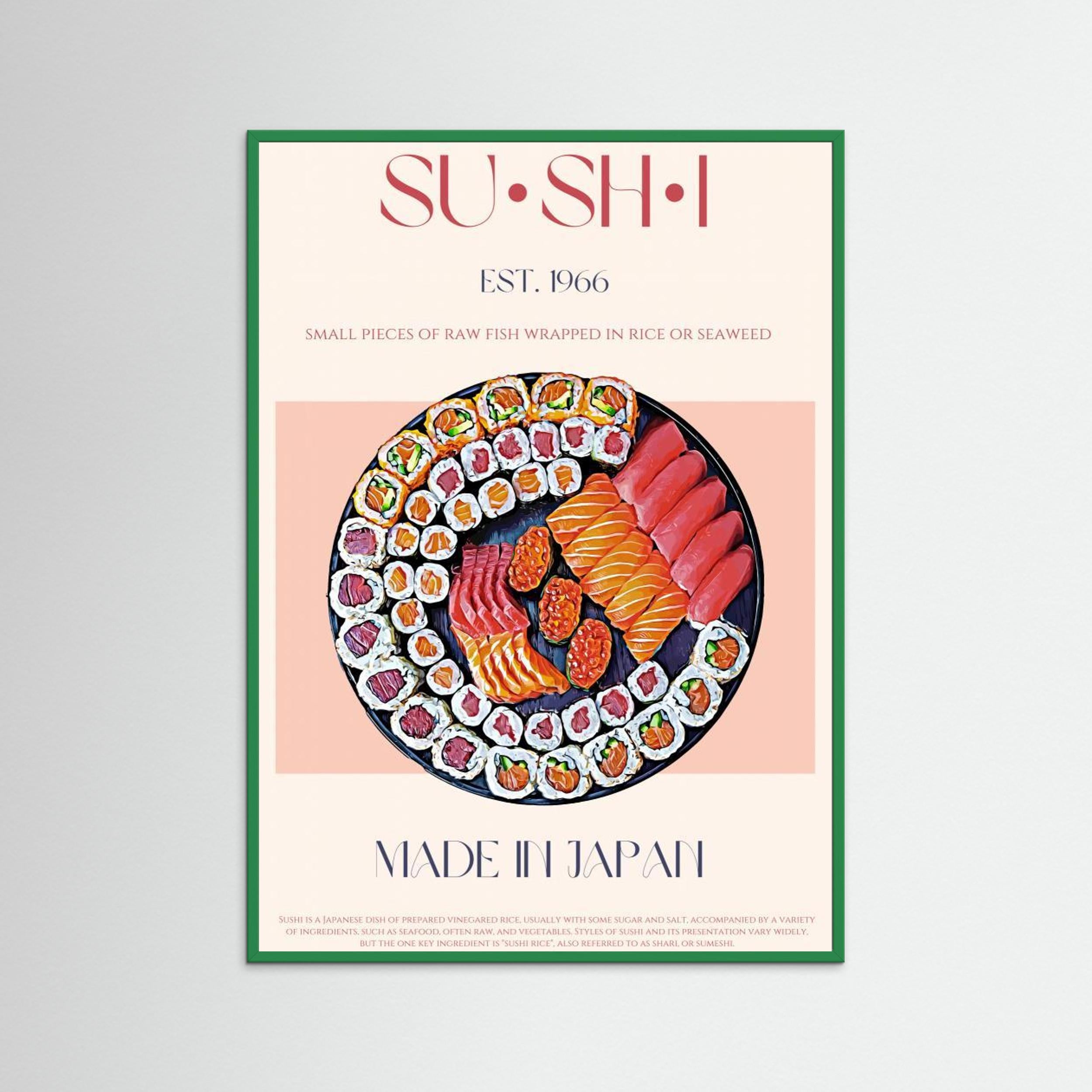 Sushi by Nazma Khokhar Fine Art Paper 