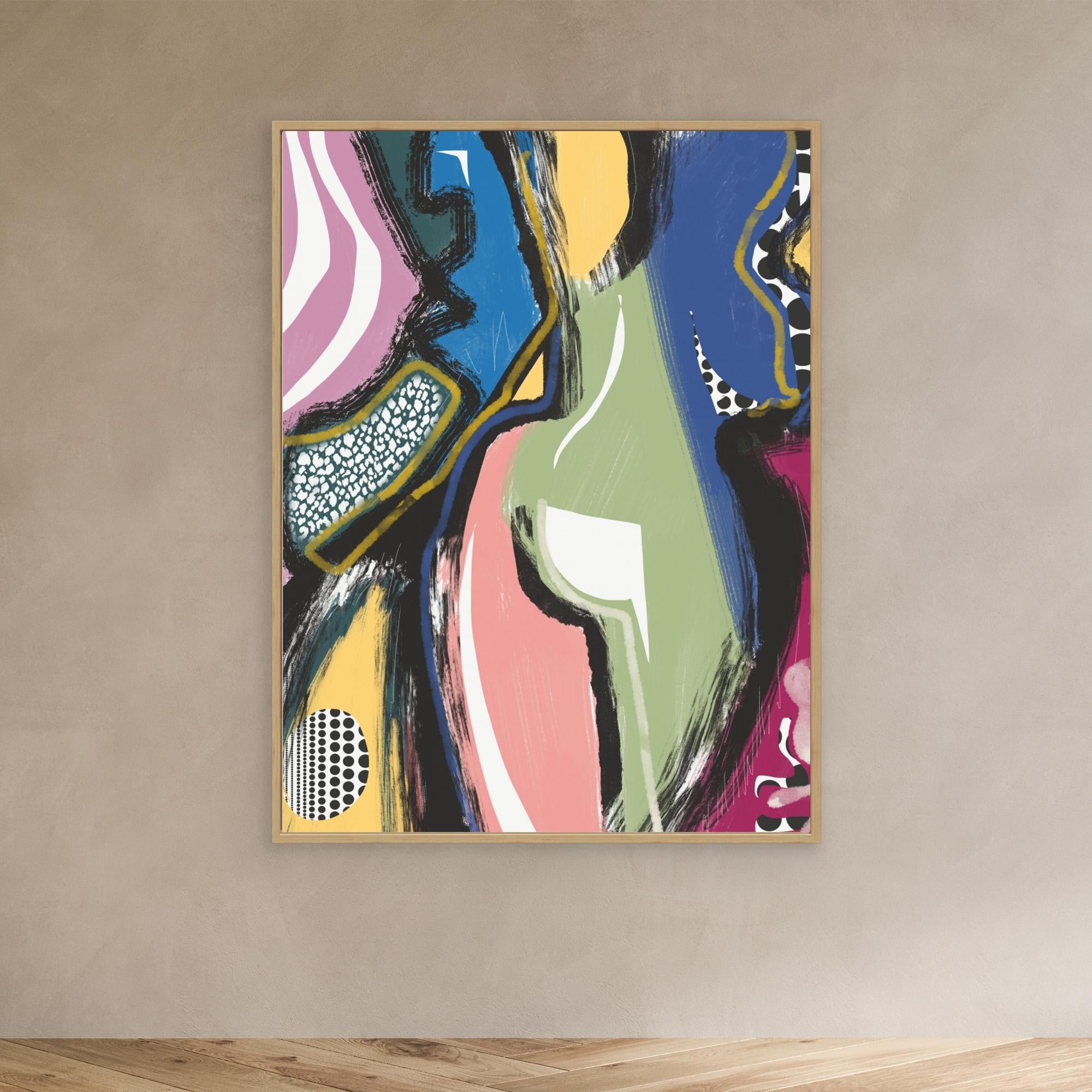 Colorful Abstract Bum by Little Dean