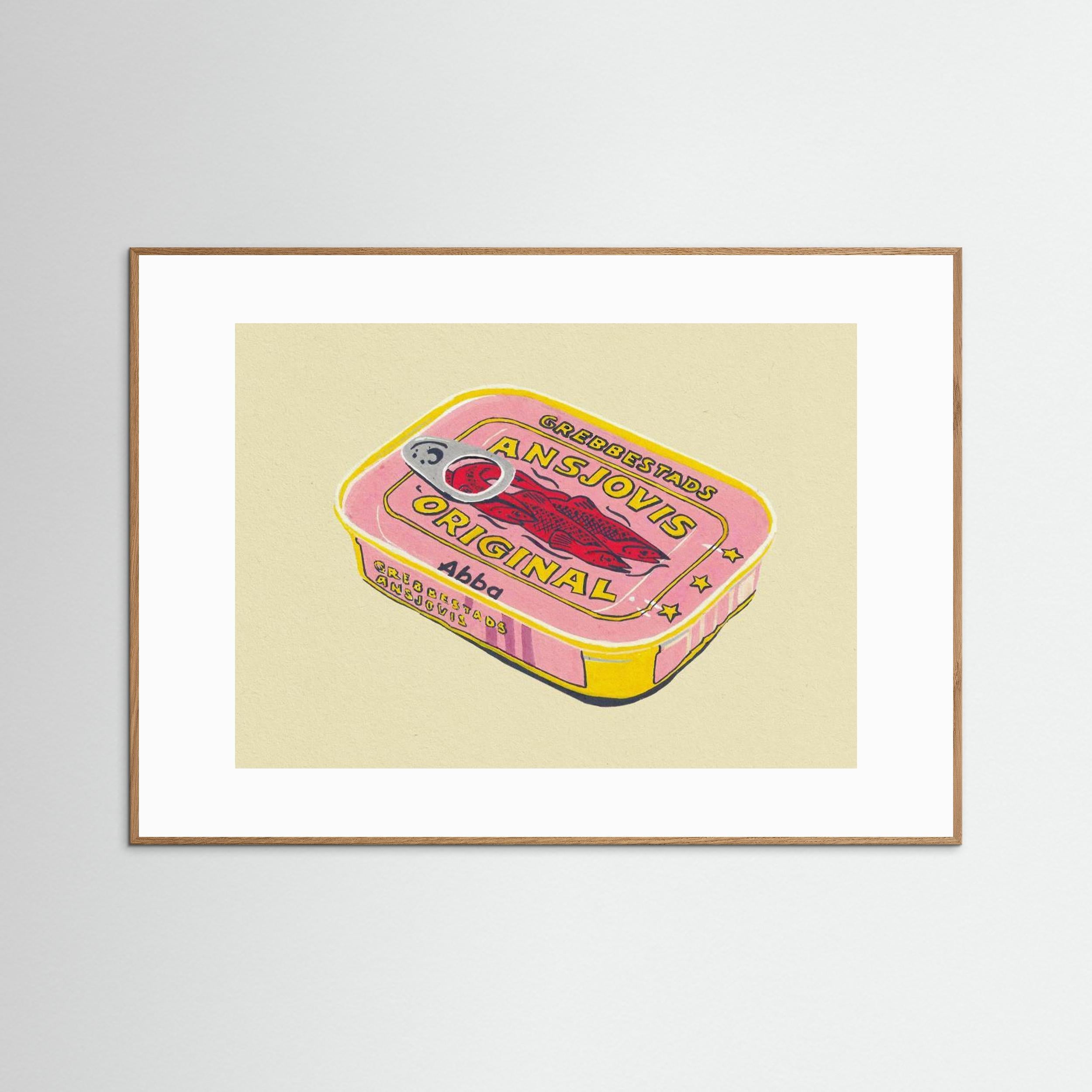 Abba Ansjovis by Studio Mandariini Fine Art Paper 