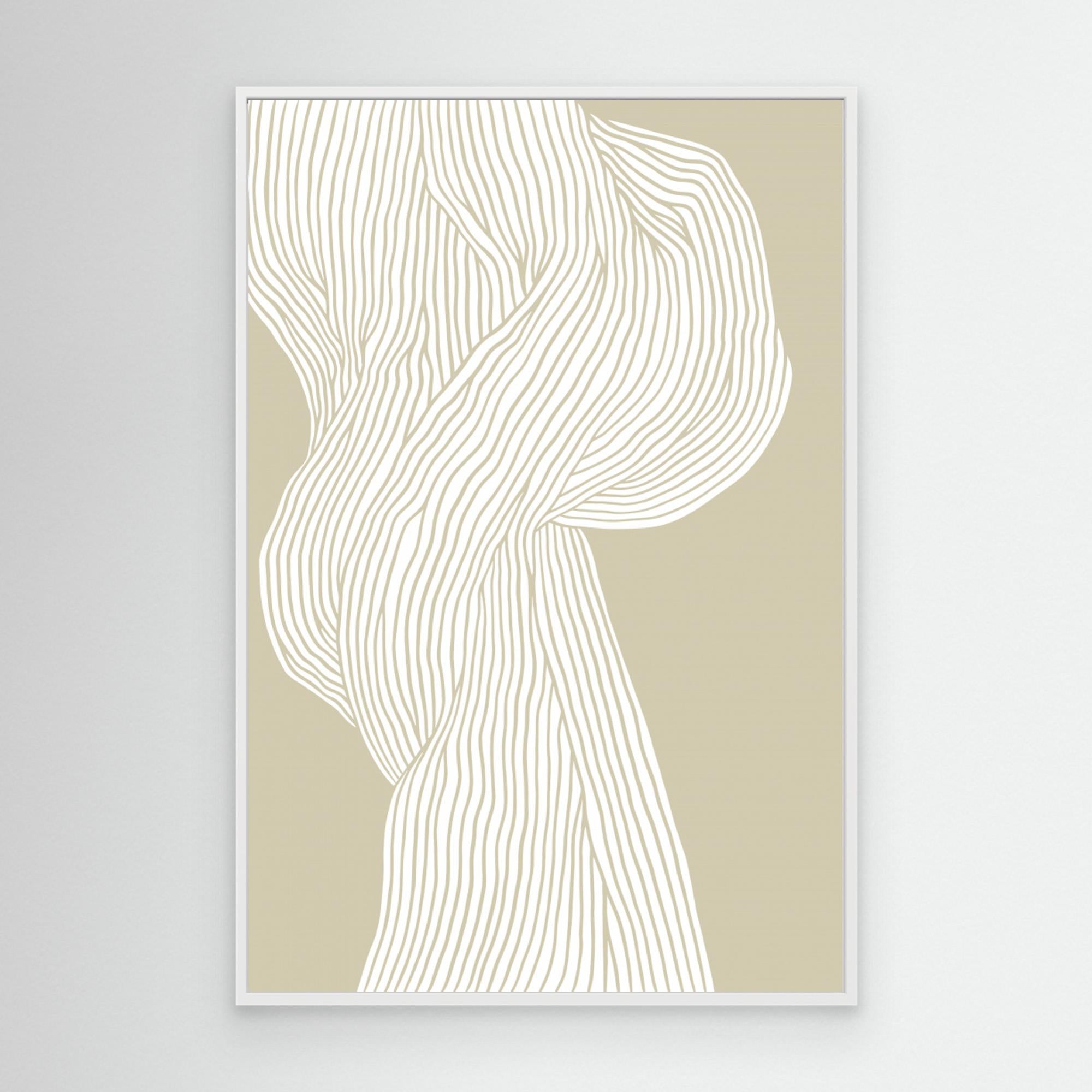 Fibers No 6 by Treechild Canvas