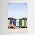 Blue & Green Hut by Shot By Clint Canvas