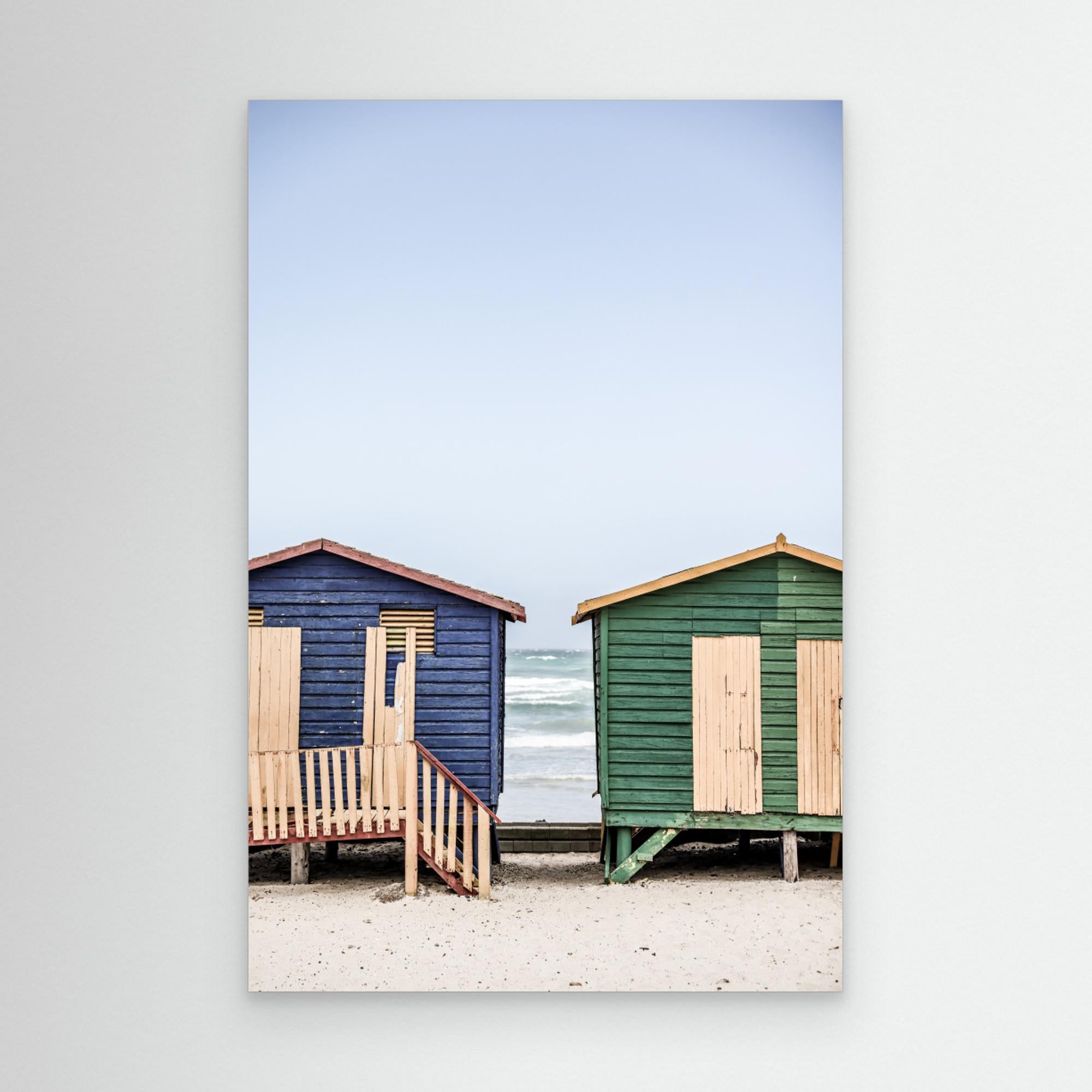 Blue & Green Hut by Shot By Clint Canvas