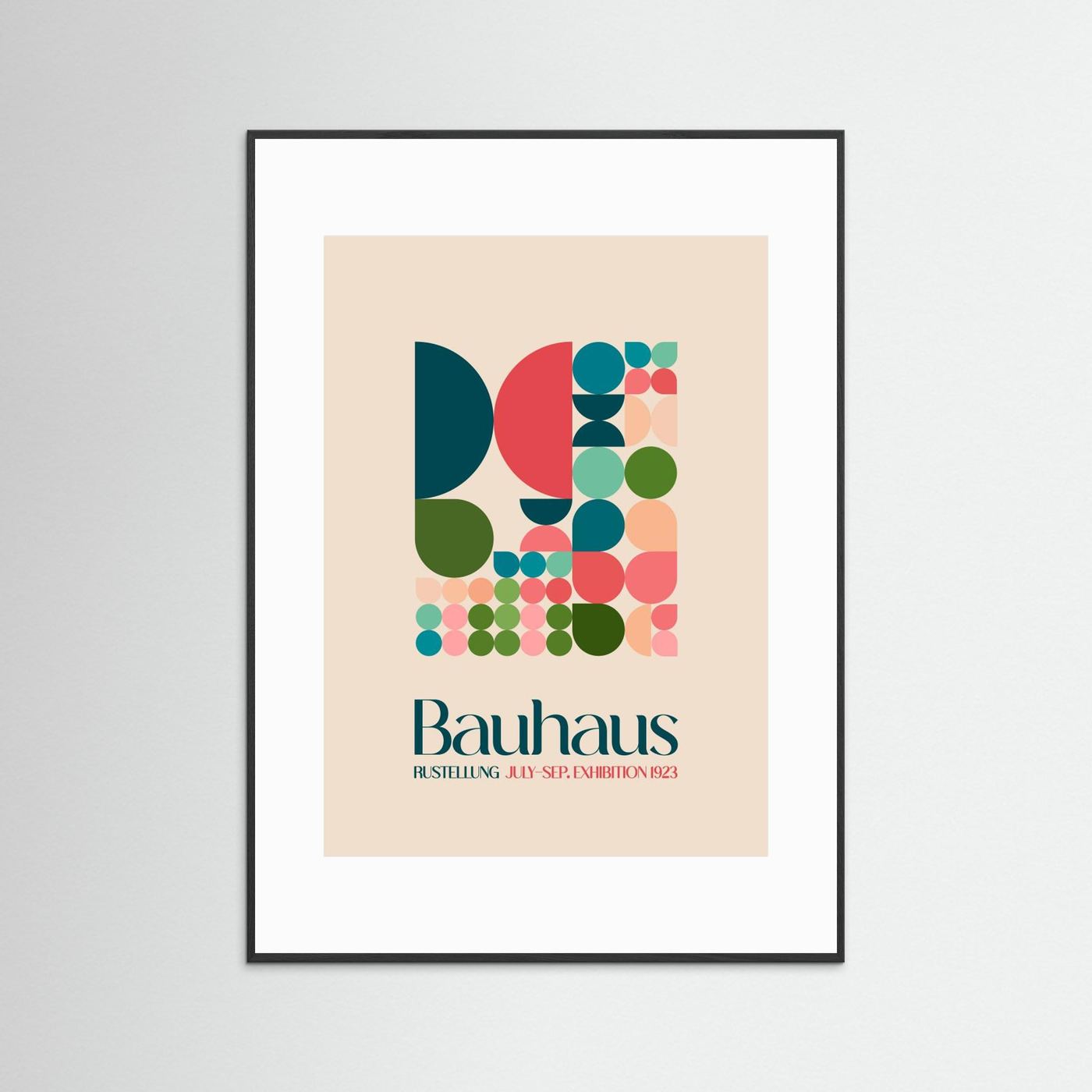 Bauhaus Kutular 2 by Emel Tunaboylu Fine Art Paper 