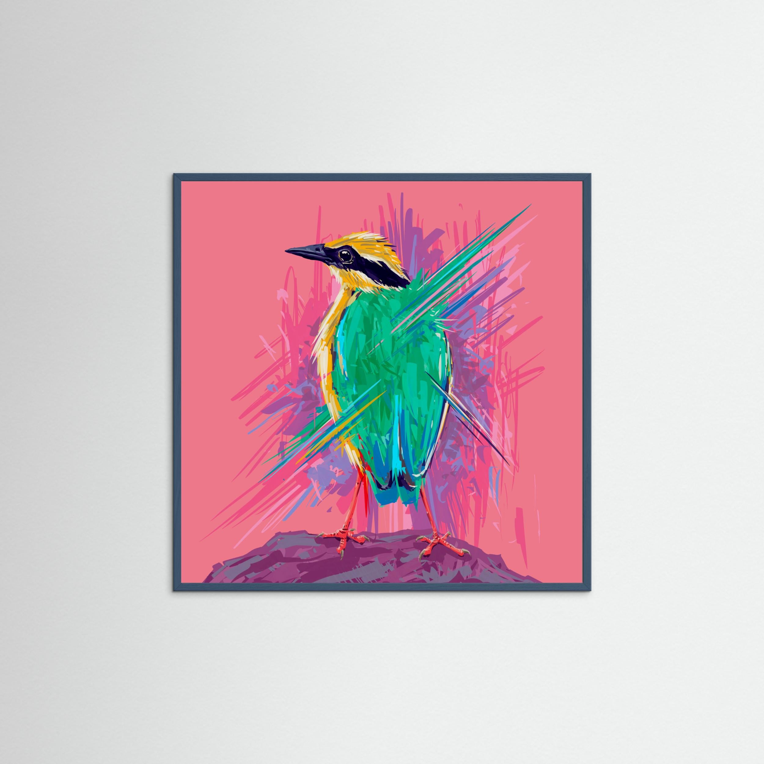 Bird Series   Indian Pitta by Rohan Dahotre Fine Art Paper